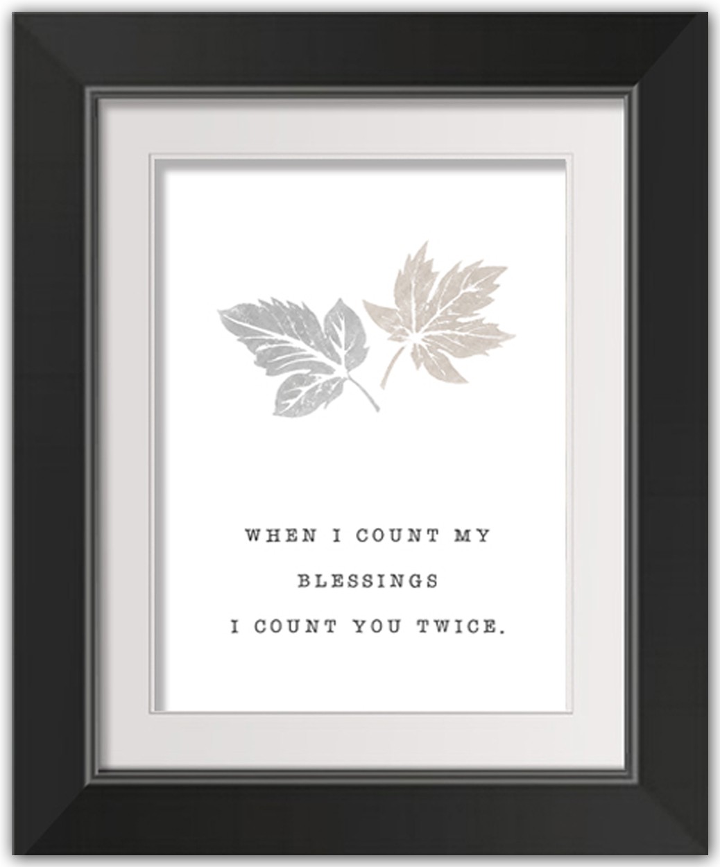 Blessings 11x14 Black Framed Print Under Glass