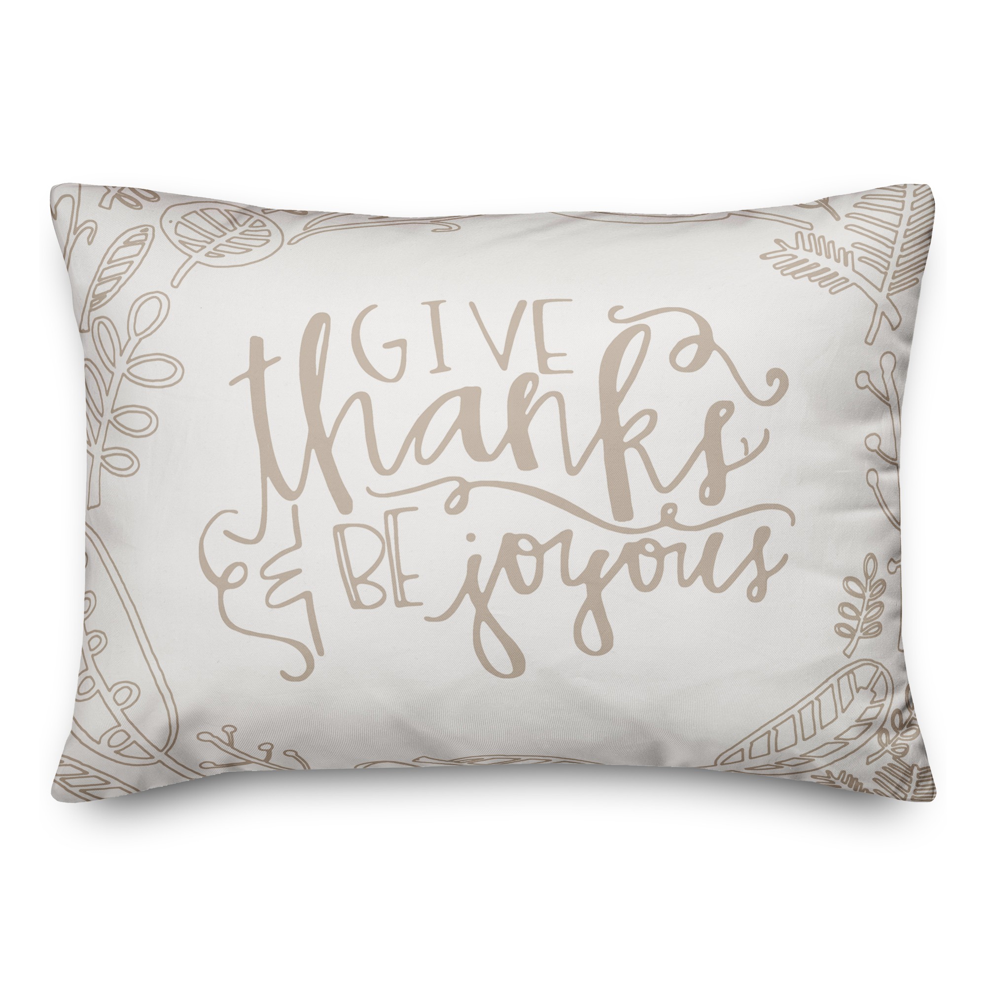 Joyful Thanks 14x20 Spun Poly Pillow