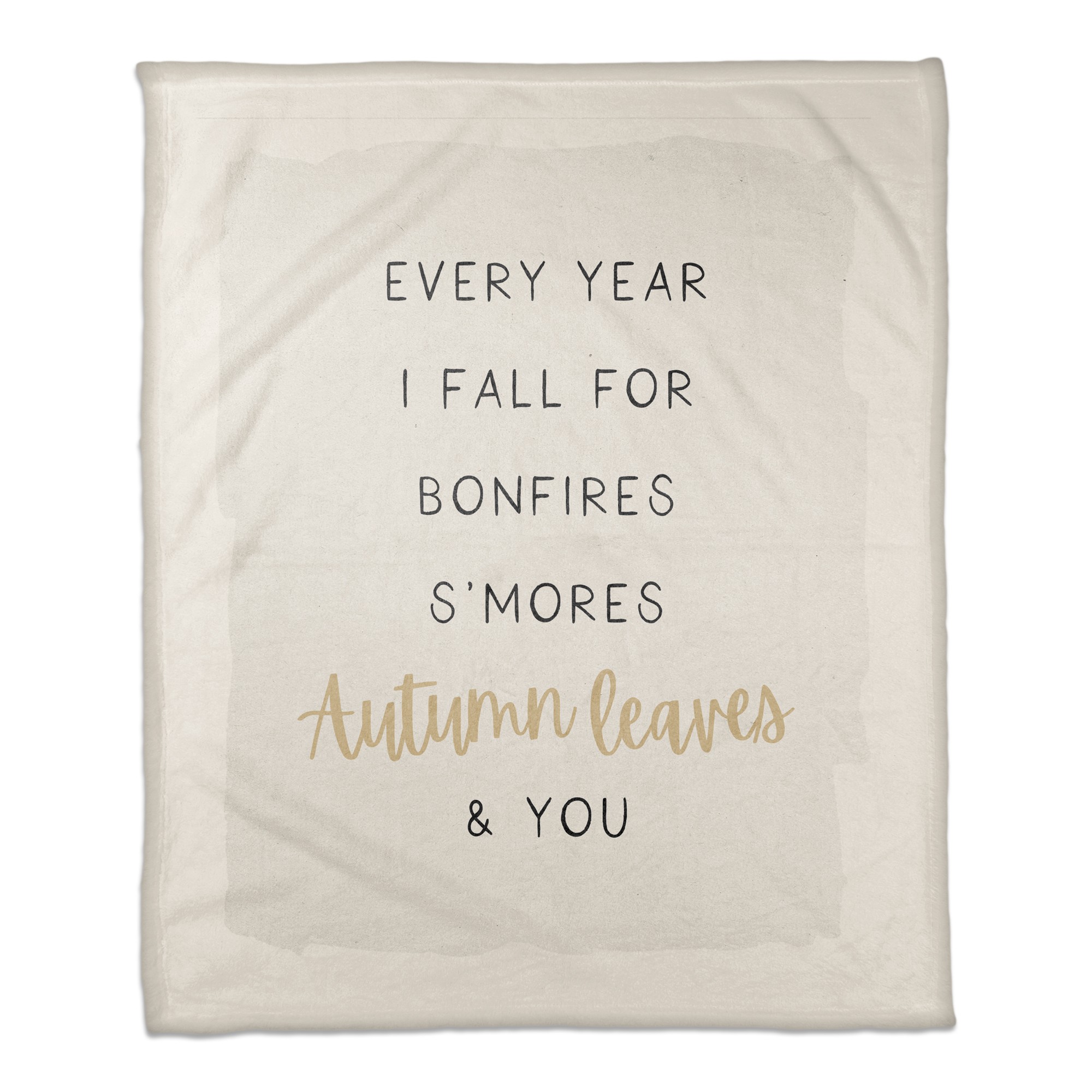 Fall For You 50x60 Coral Fleece Blanket