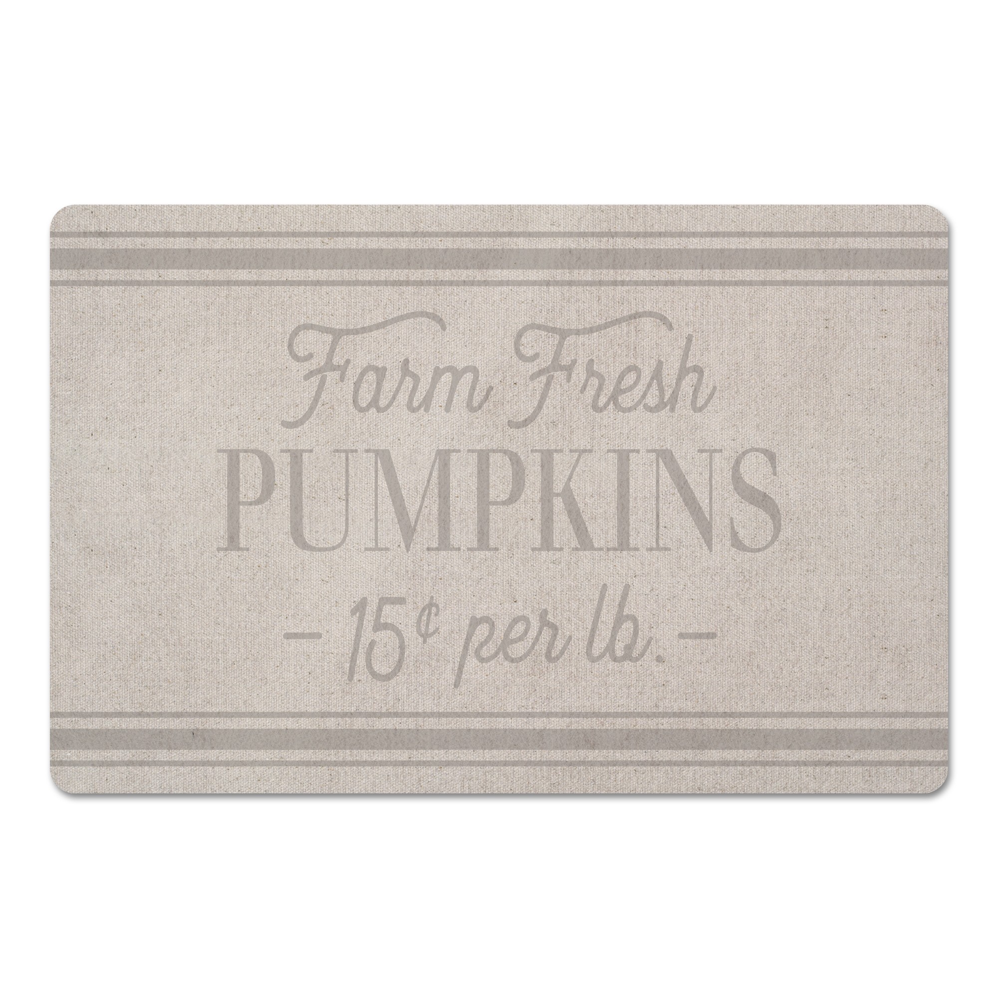 Farm Fresh Pumpkins 27x18 Floor Mat