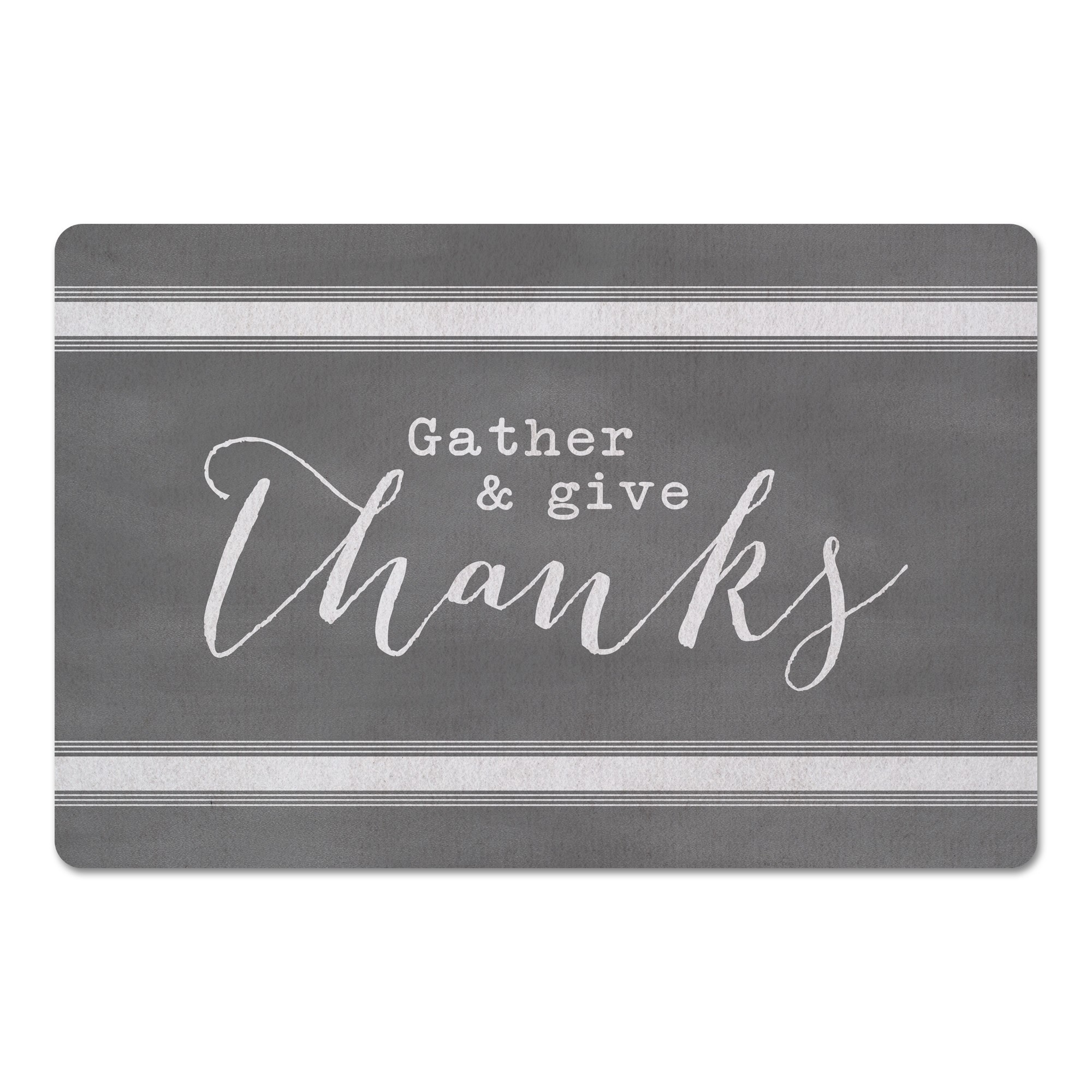 Gather Give Thanks 27x18 Floor Mat