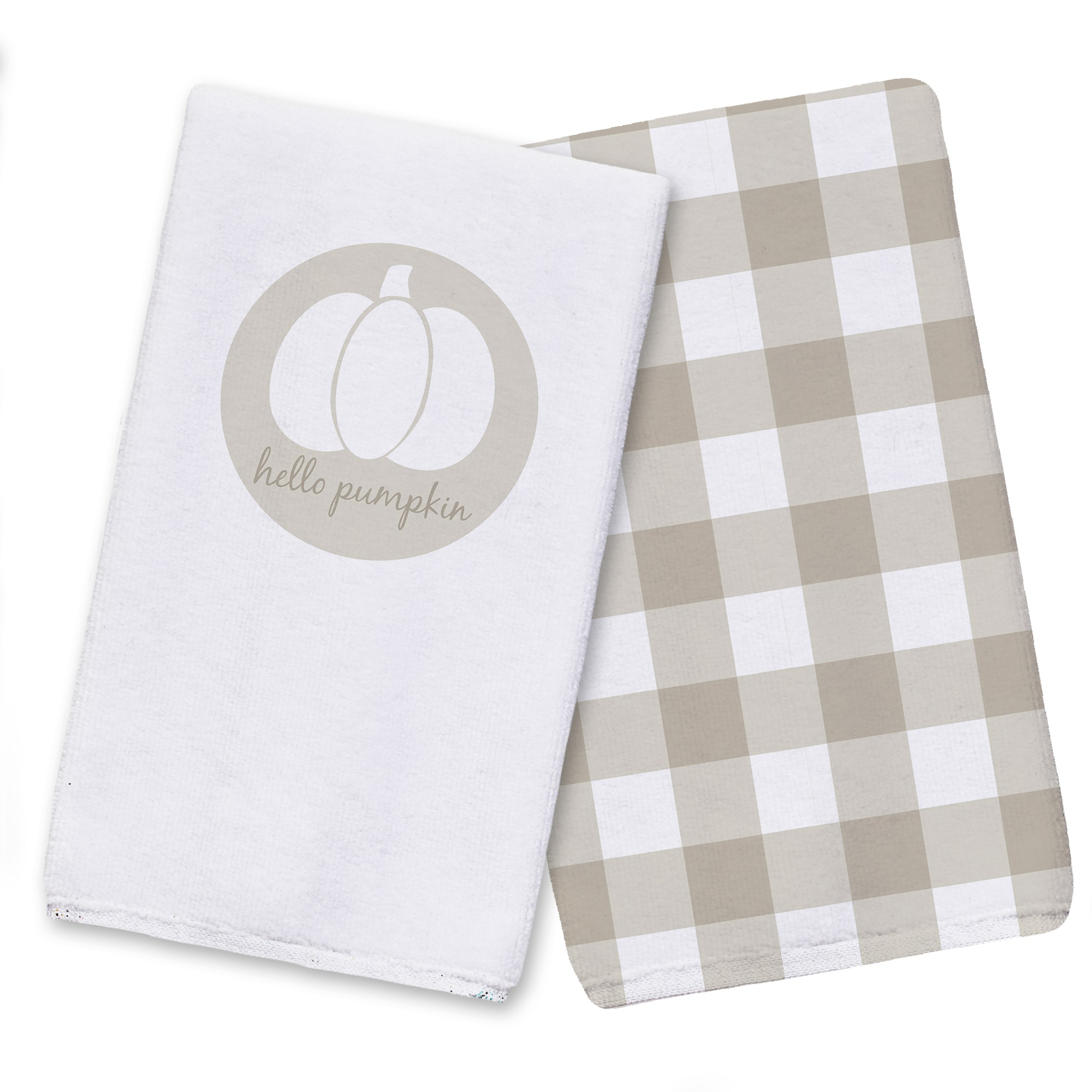 Hello Pumpkin Beige  Textiles