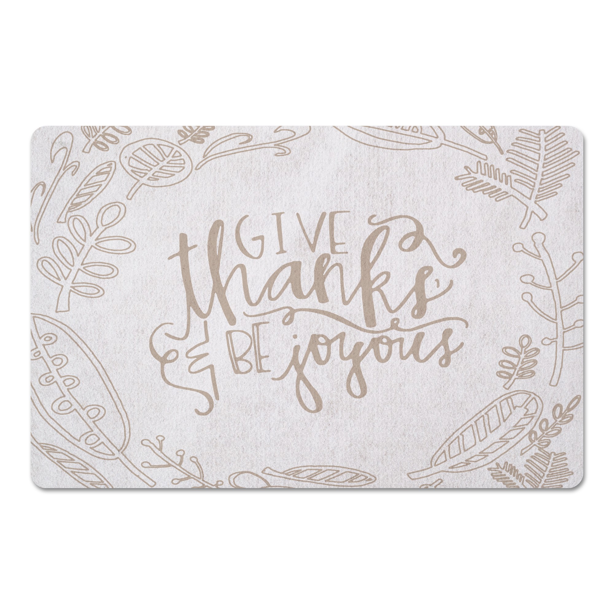 Joyful Thanks 27x18 Floor Mat