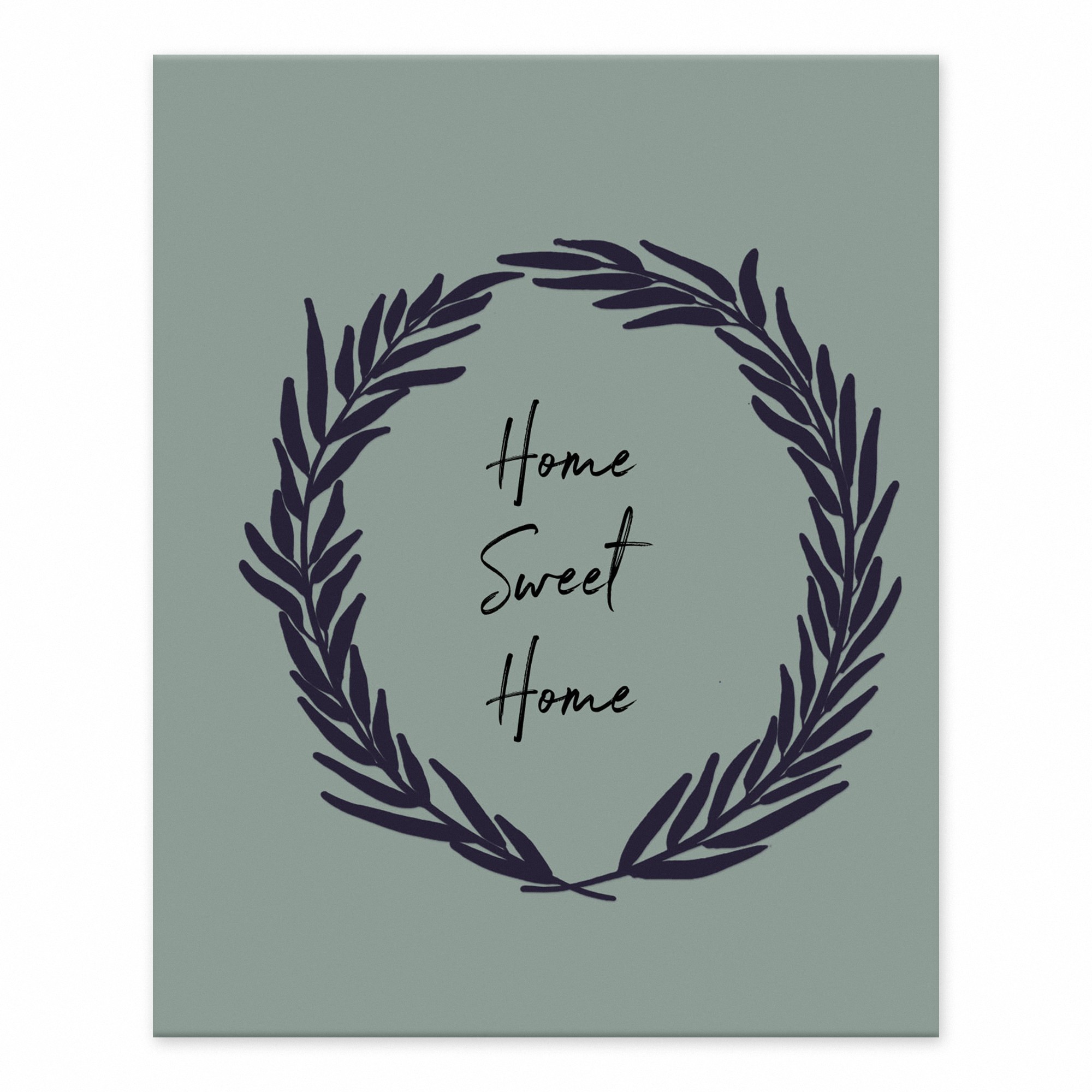 Welcome Leaf 16x20 Canvas Wall Art
