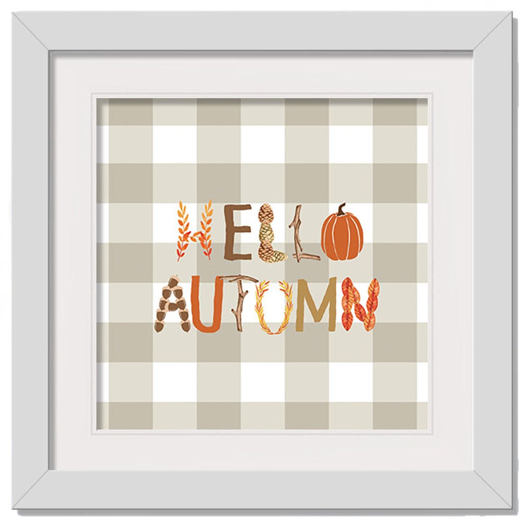 Together Orange Window Pane 16x20 Black Framed Print Under Glass