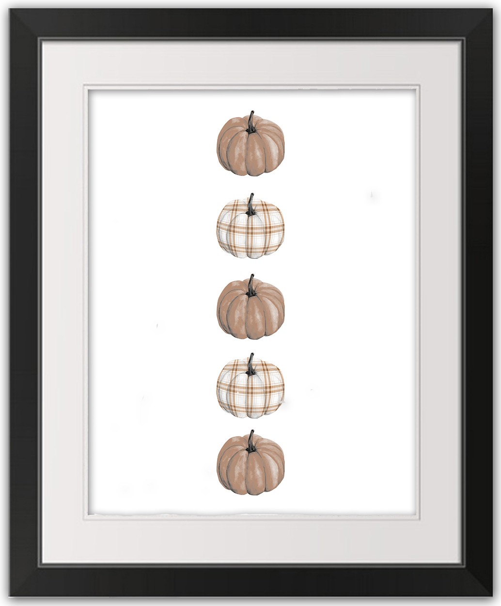 Grateful Thankful Blessed 12x16 Black Framed Print Under Glass