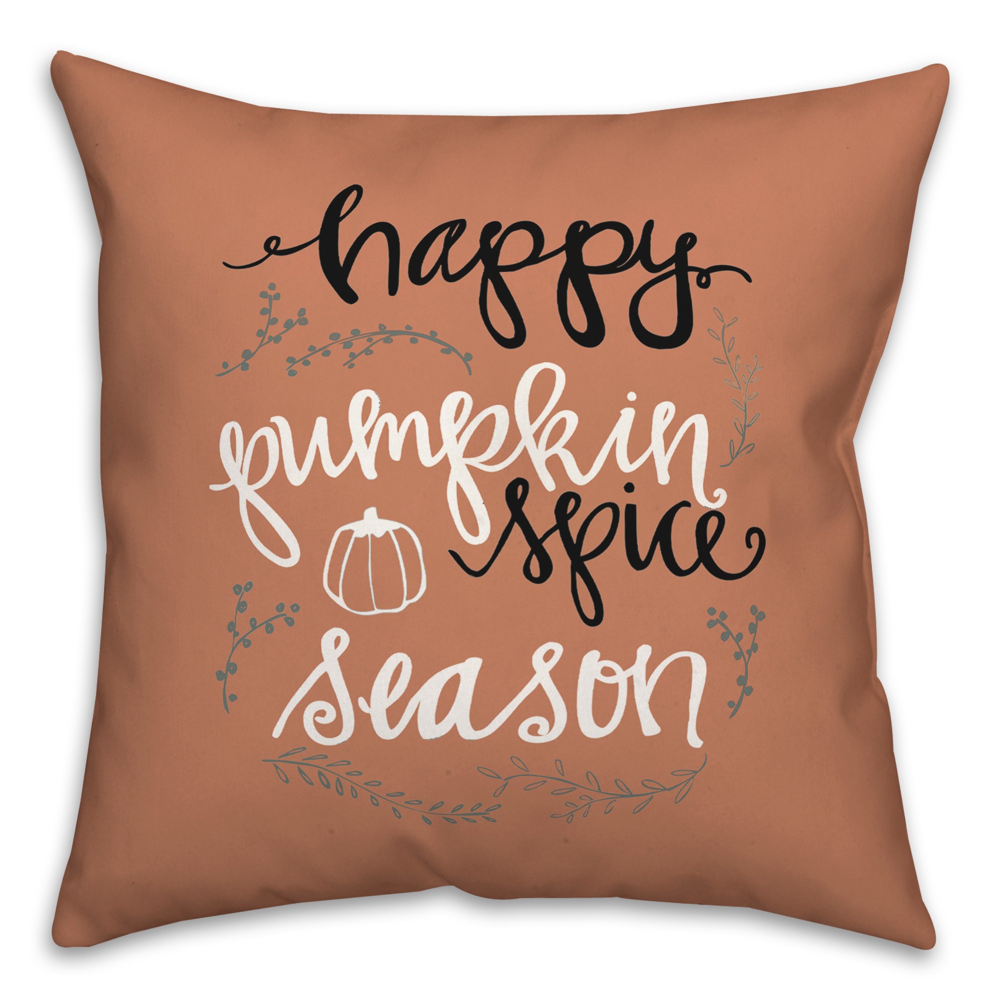 Happy Fall 20x20 Spun Poly Pillow