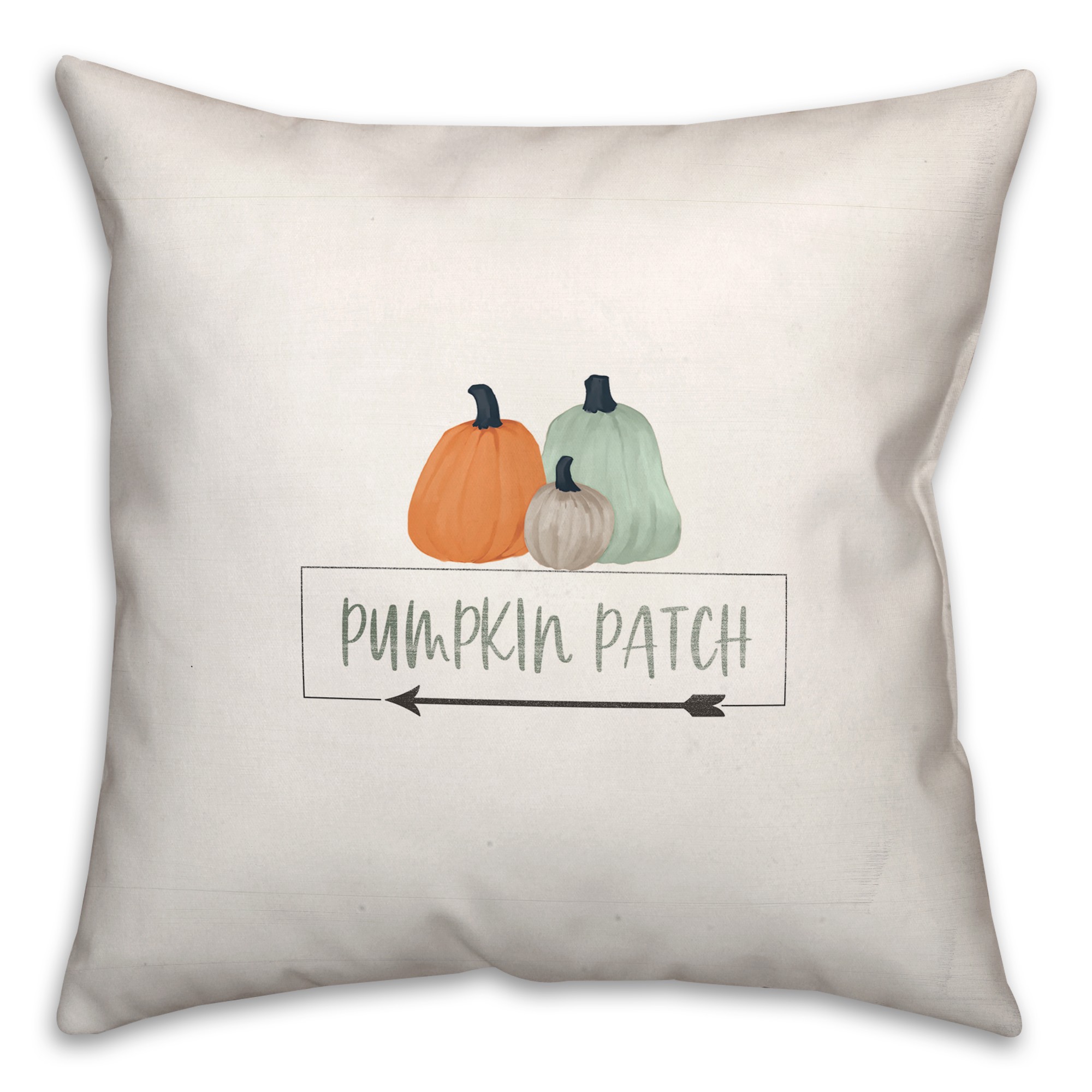 Open Daily Pumpkins 20x20 Spun Poly Pillow
