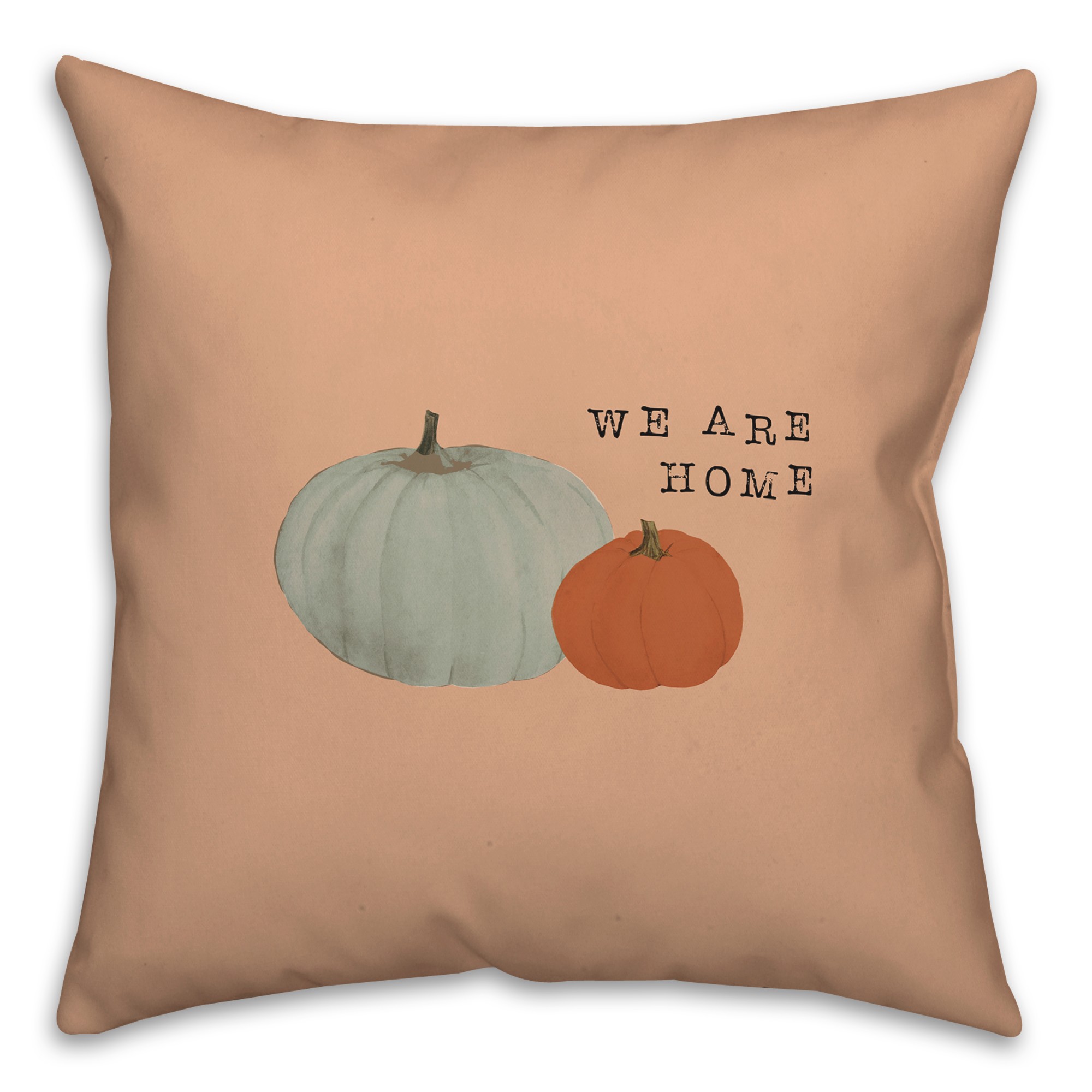 Sage Plaid Pumpkin 20x20 Spun Poly Pillow