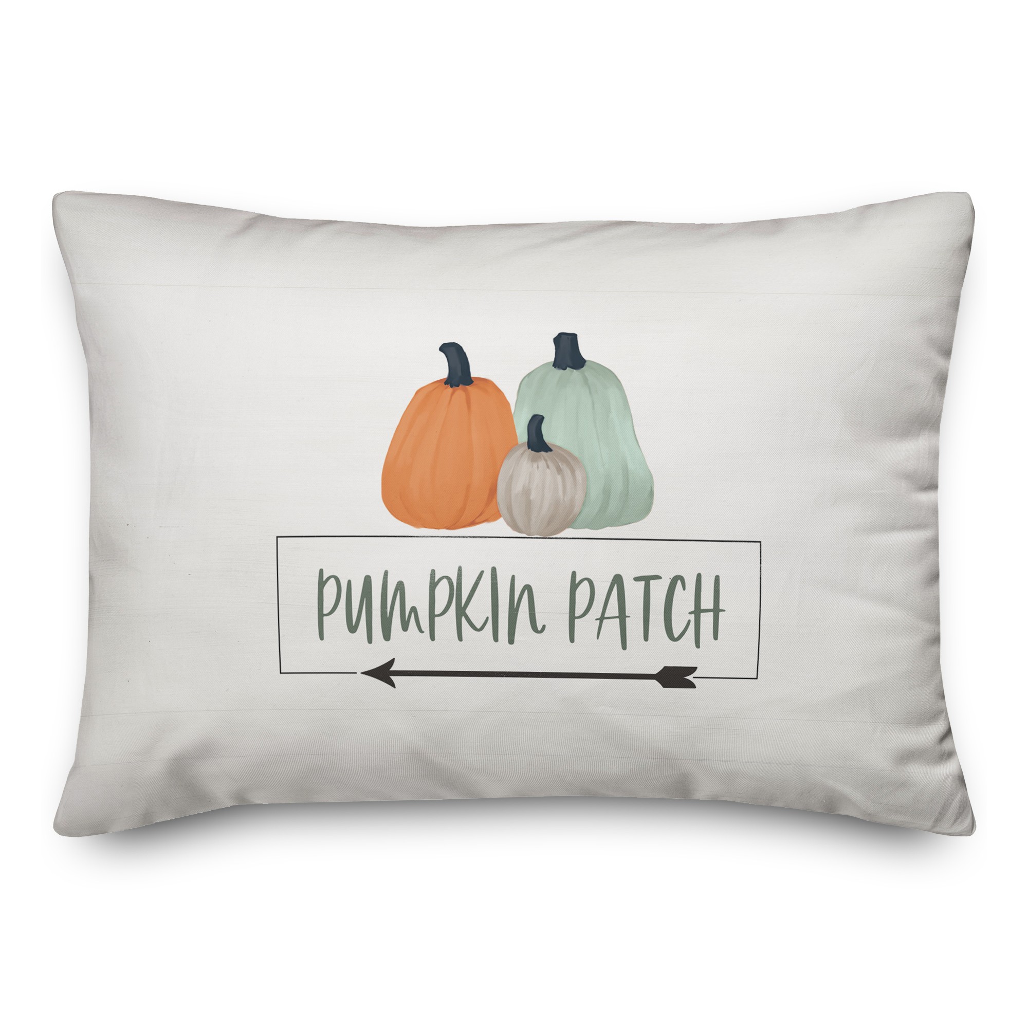 Open Daily Pumpkin 14x20 Spun Poly Pillow
