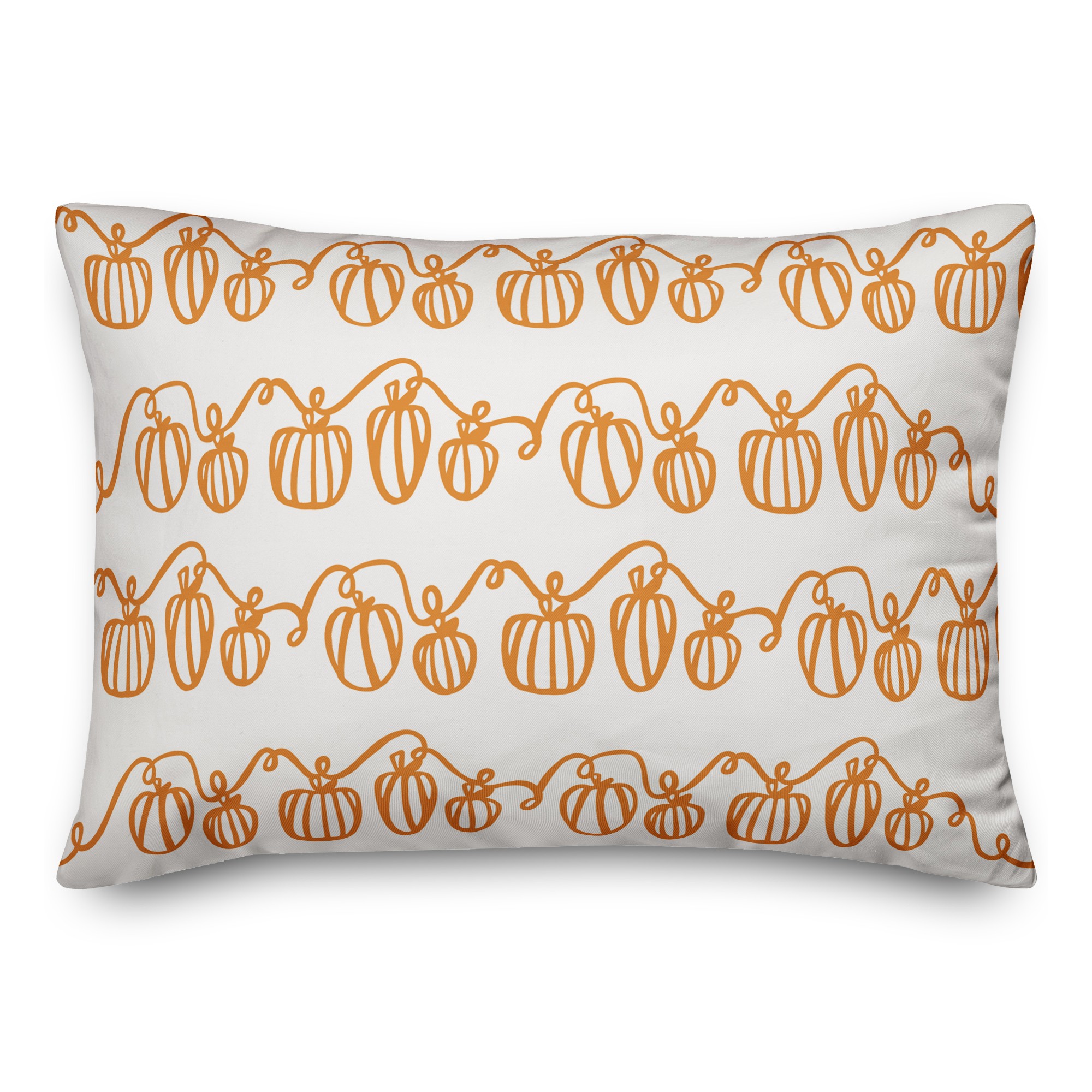 Pumpkin Doodle  14x20 Spun Poly Pillow