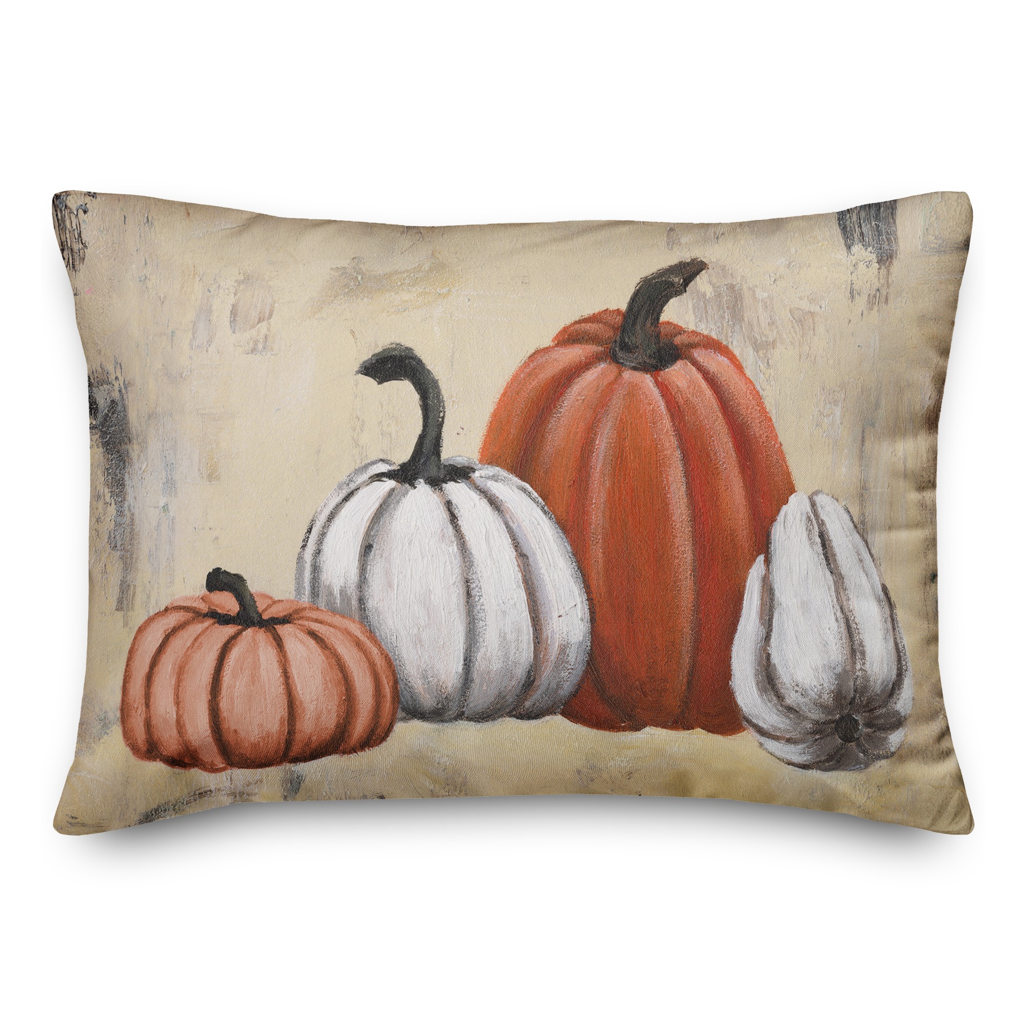 Pumpkin Paint 14x20 Spun Poly Pillow