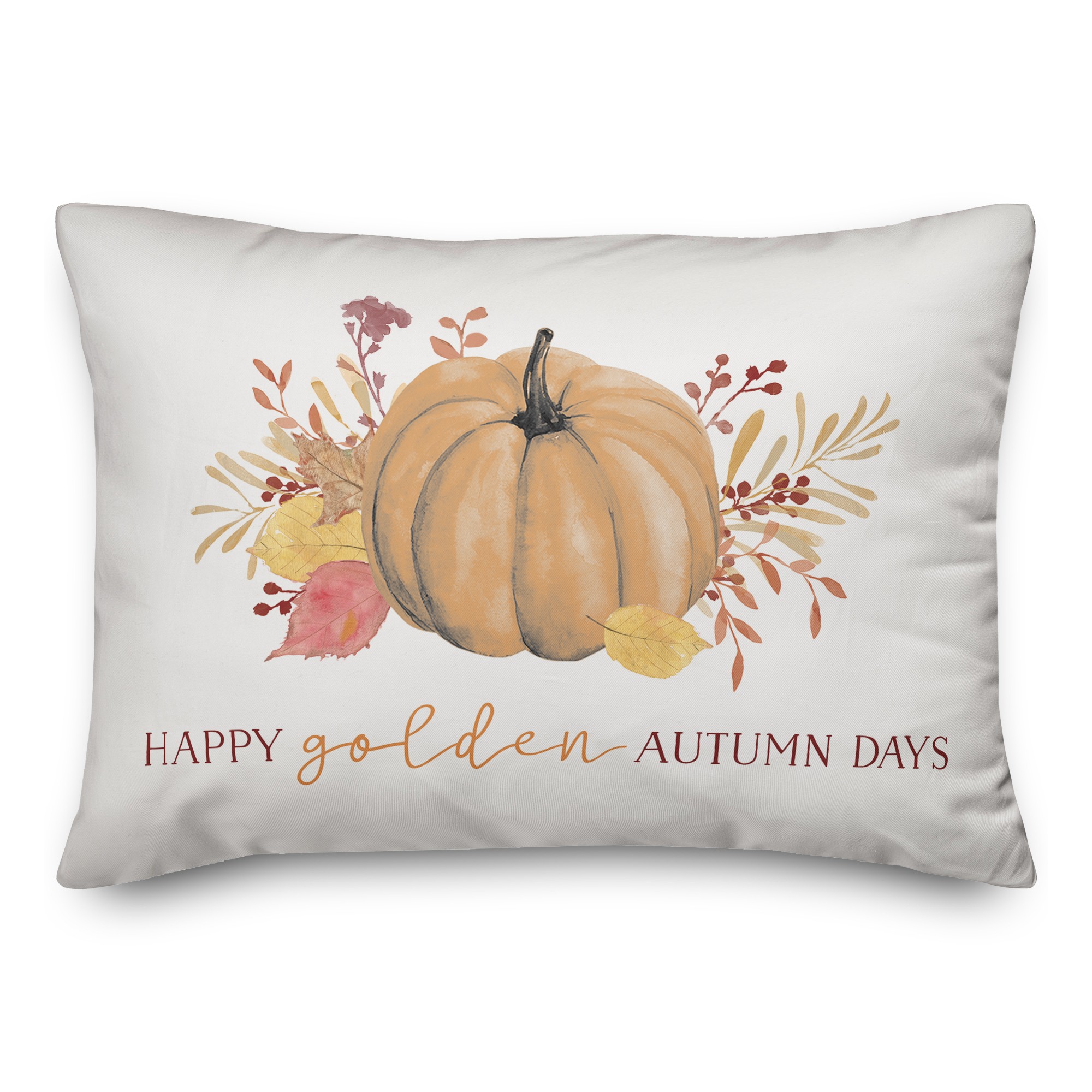 Golden Autumn Days 14x20 Spun Poly Pillow