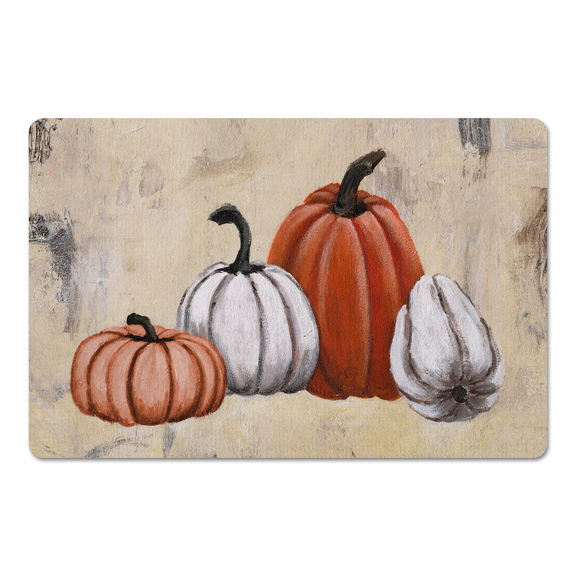 Painted Pumpkins 27x18 Floor Mat