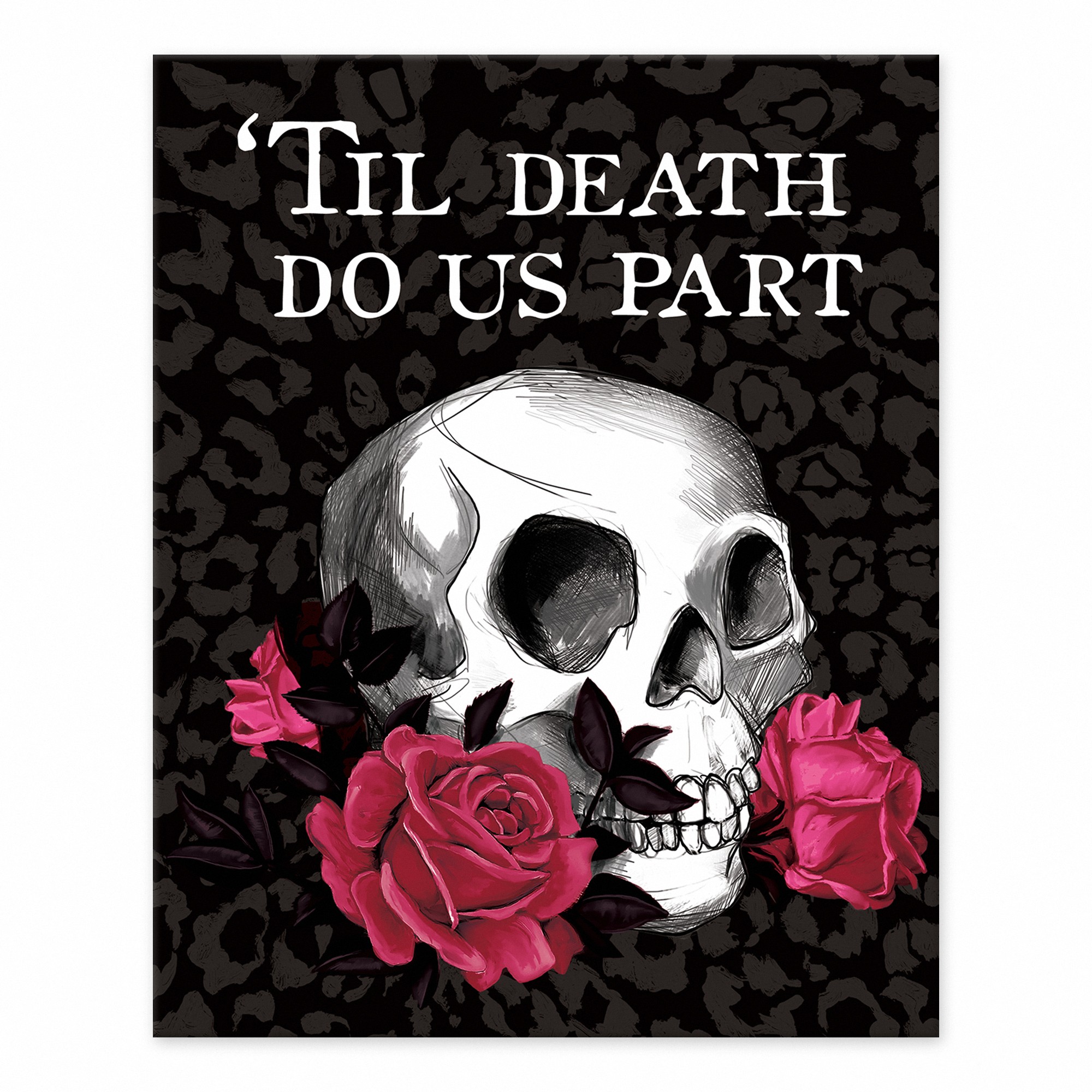 Death Do Us Part 8x10 Tabletop Canvas