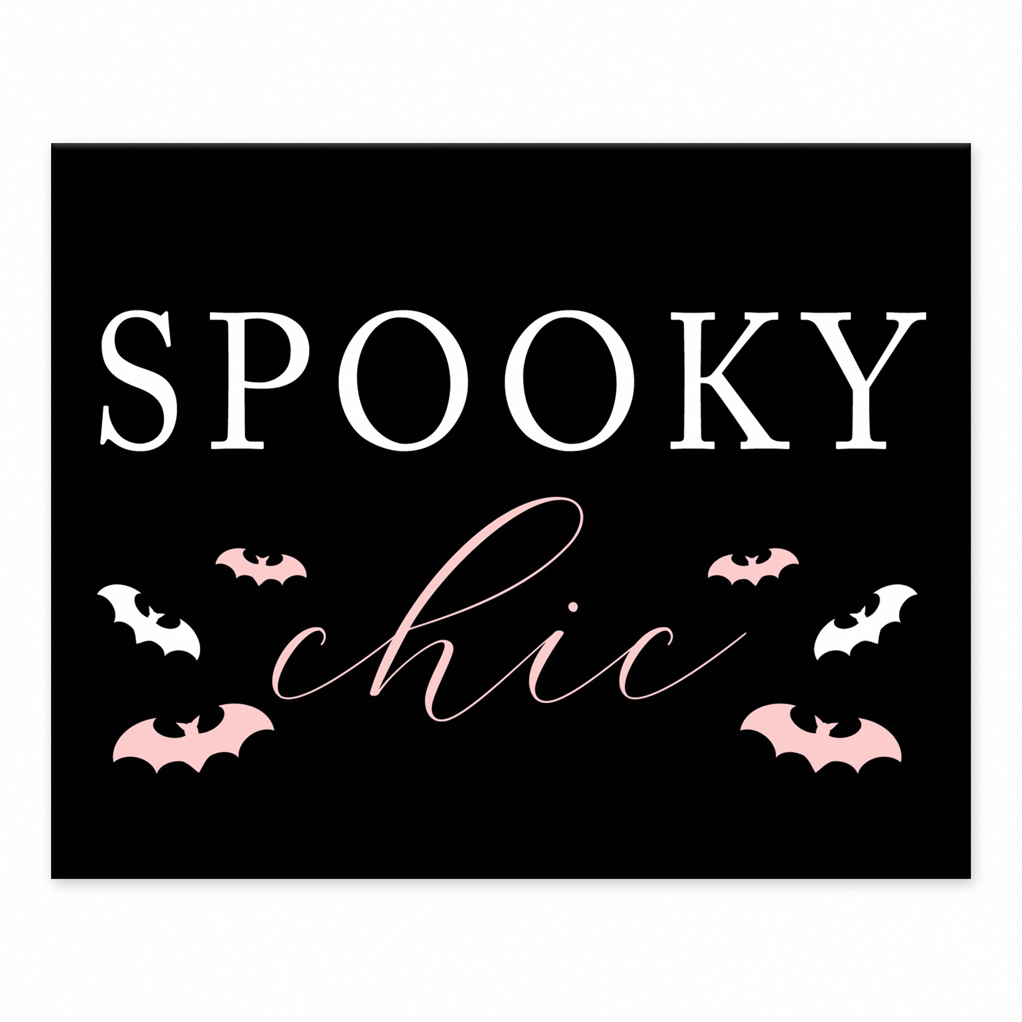 Spooky Chic 10x8 Tabletop Canvas