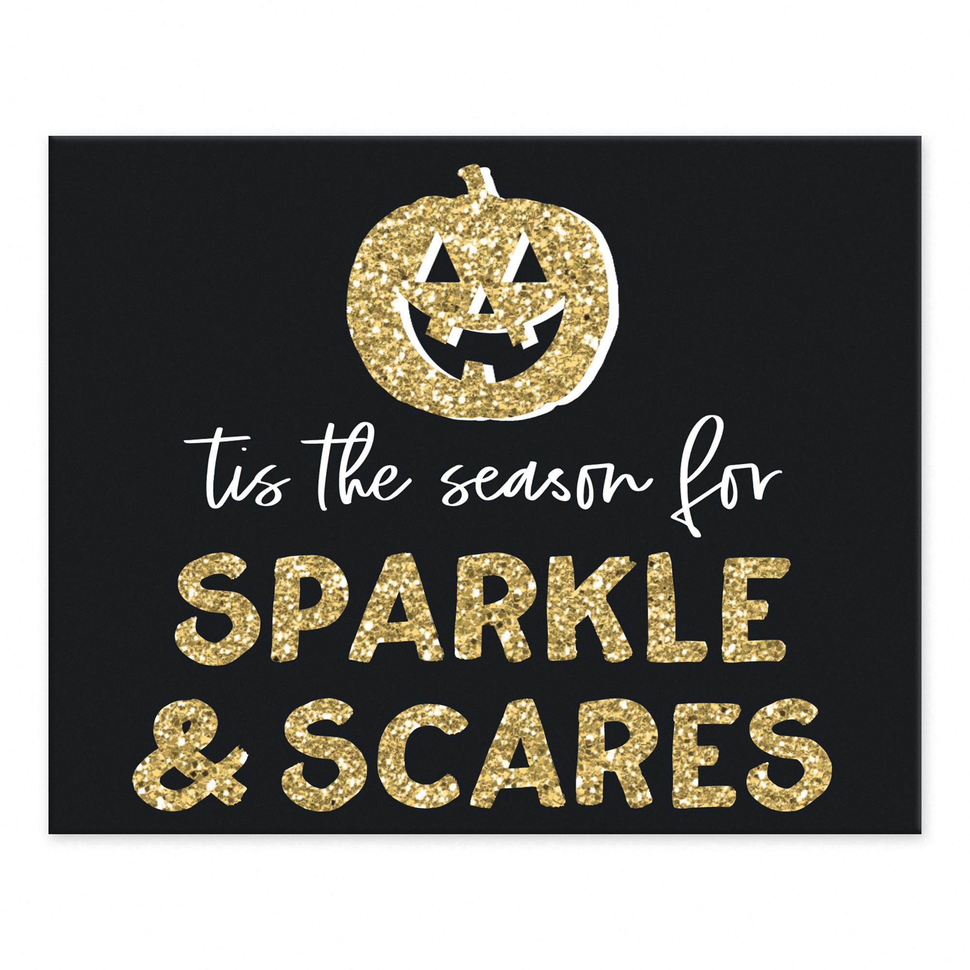 Sparkle And Scares 10x8 Tabletop Canvas