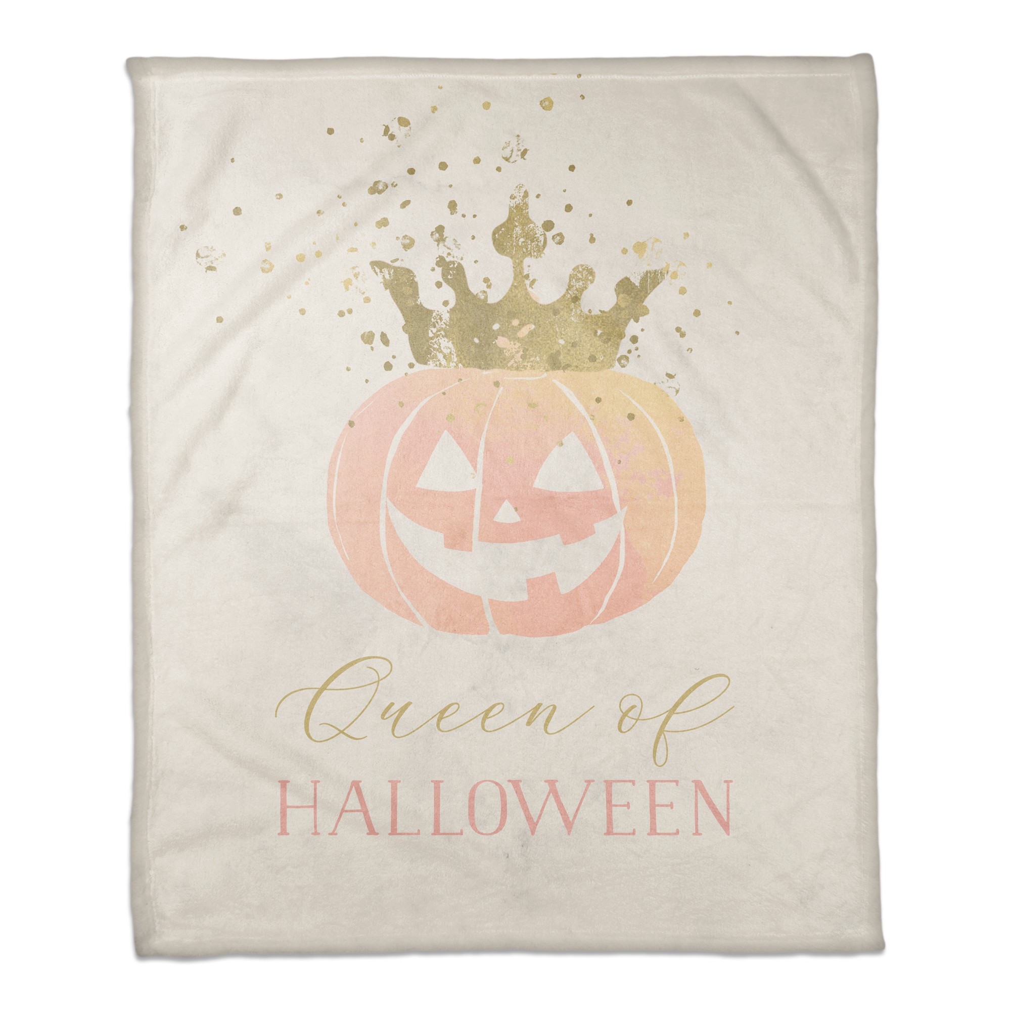 Queen of Halloween 50x60 Coral Fleece Blanket