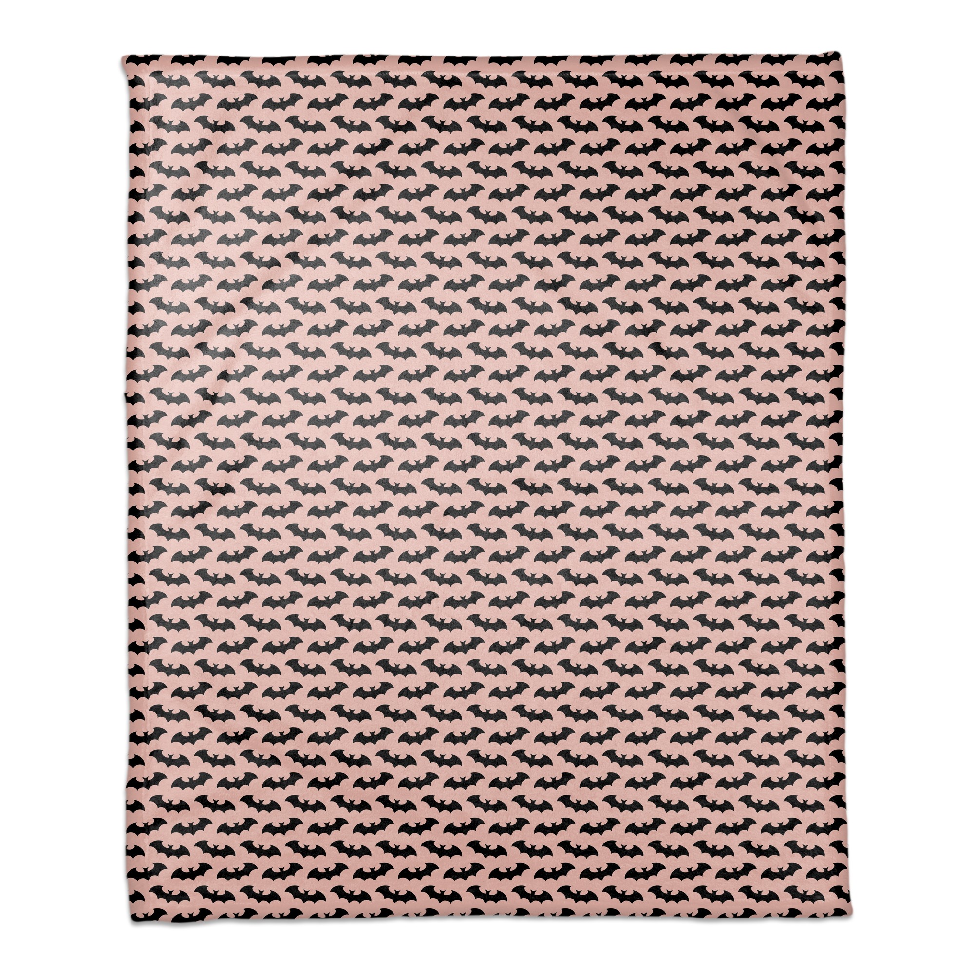 Bats On Pink Pattern 50x60 Coral Fleece Blanket