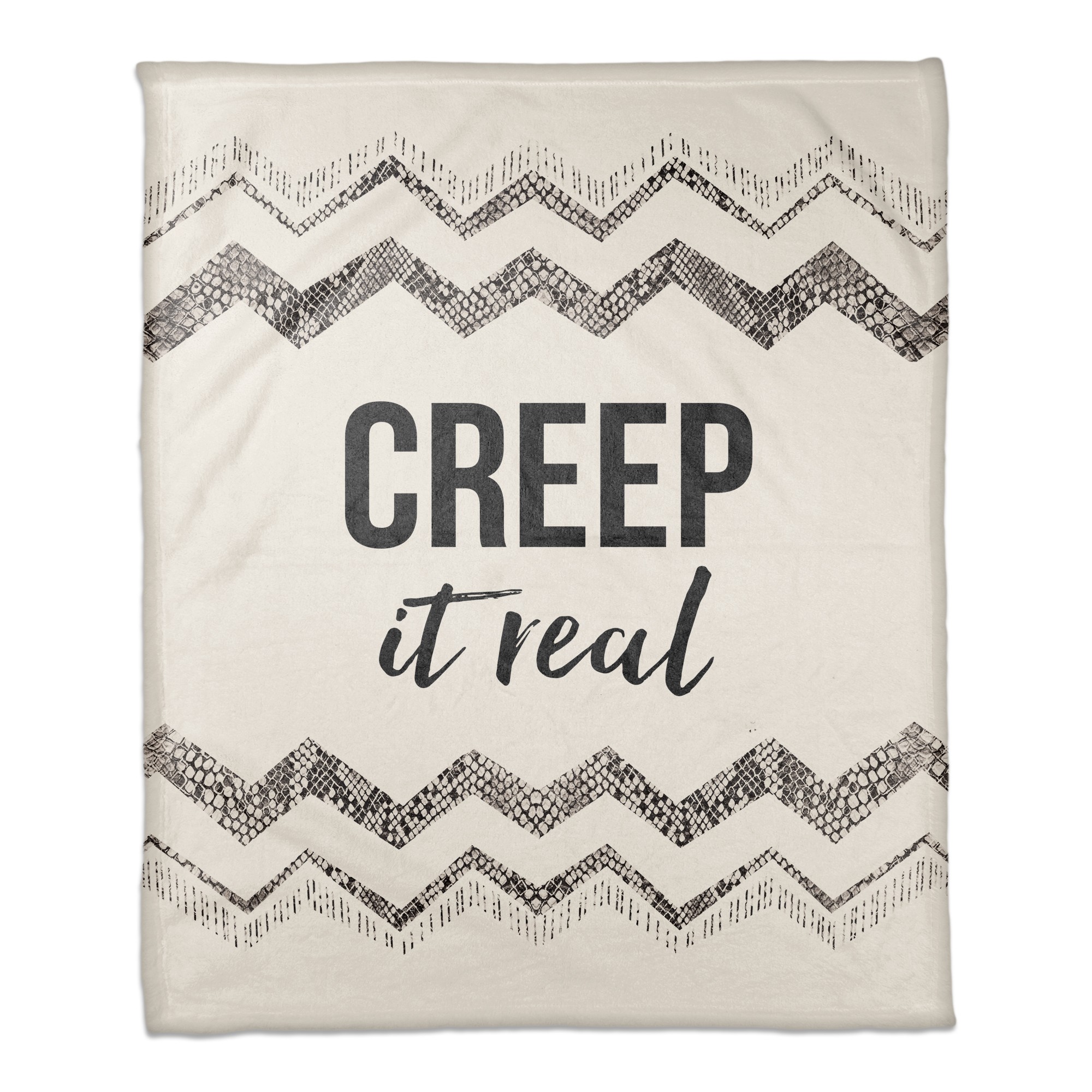 Creep It Real 50x60 Coral Fleece Blanket