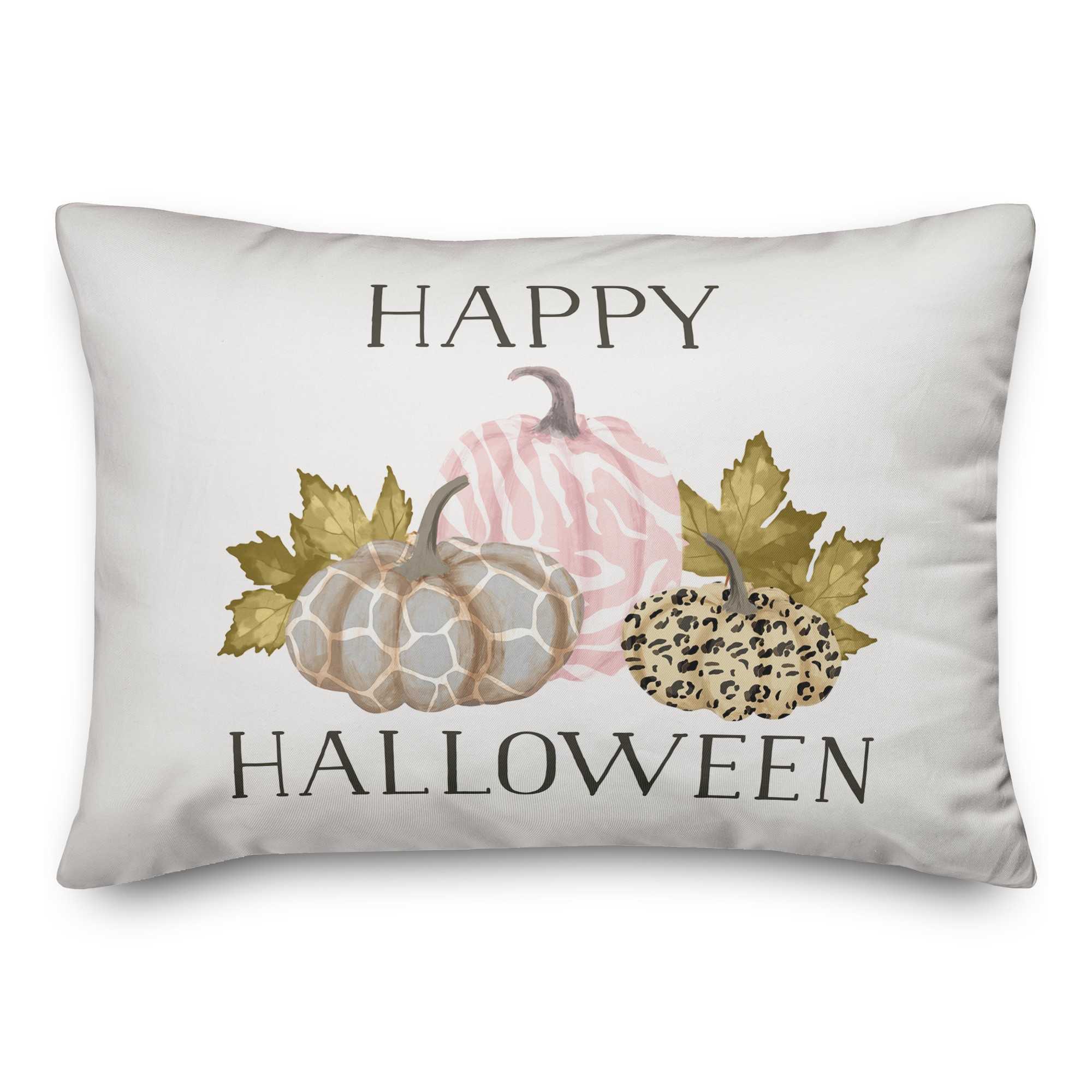 Happy Halloween 14x20 Spun Poly Pillow
