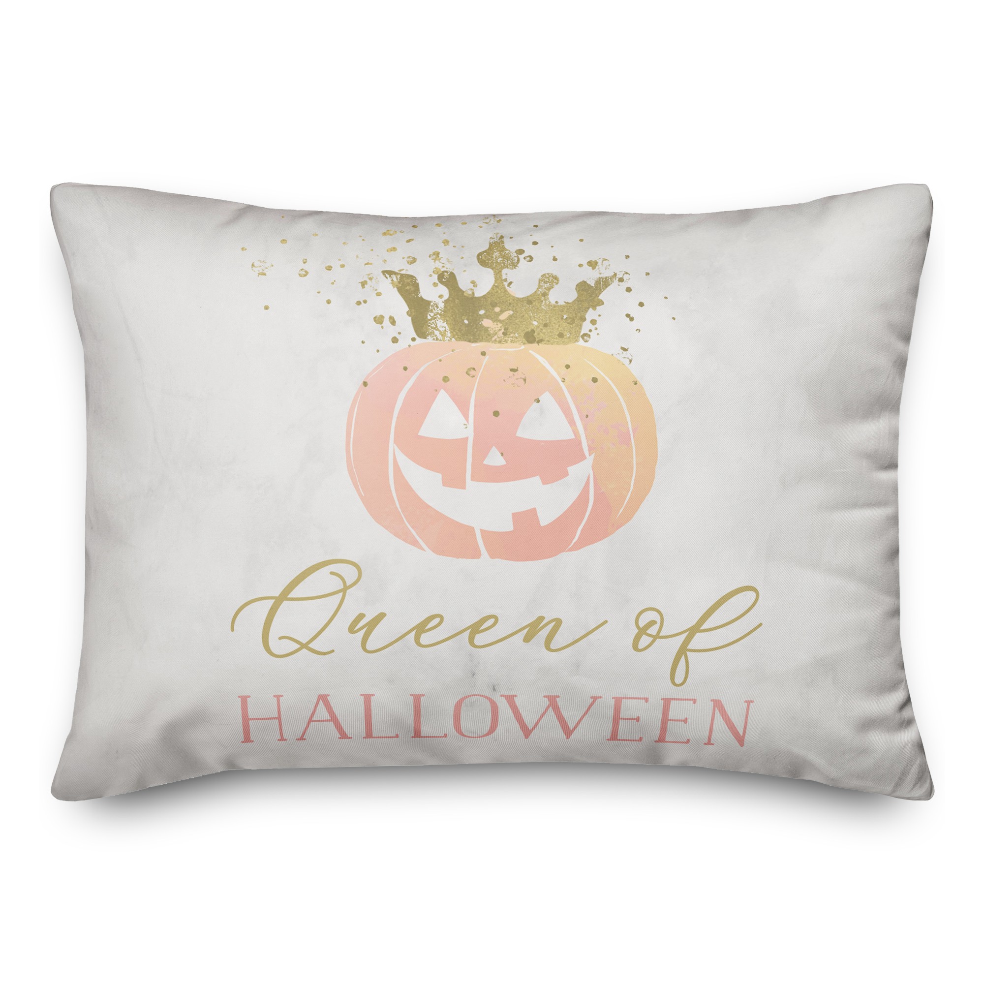 Queen of Halloween 14x20 Spun Poly Pillow