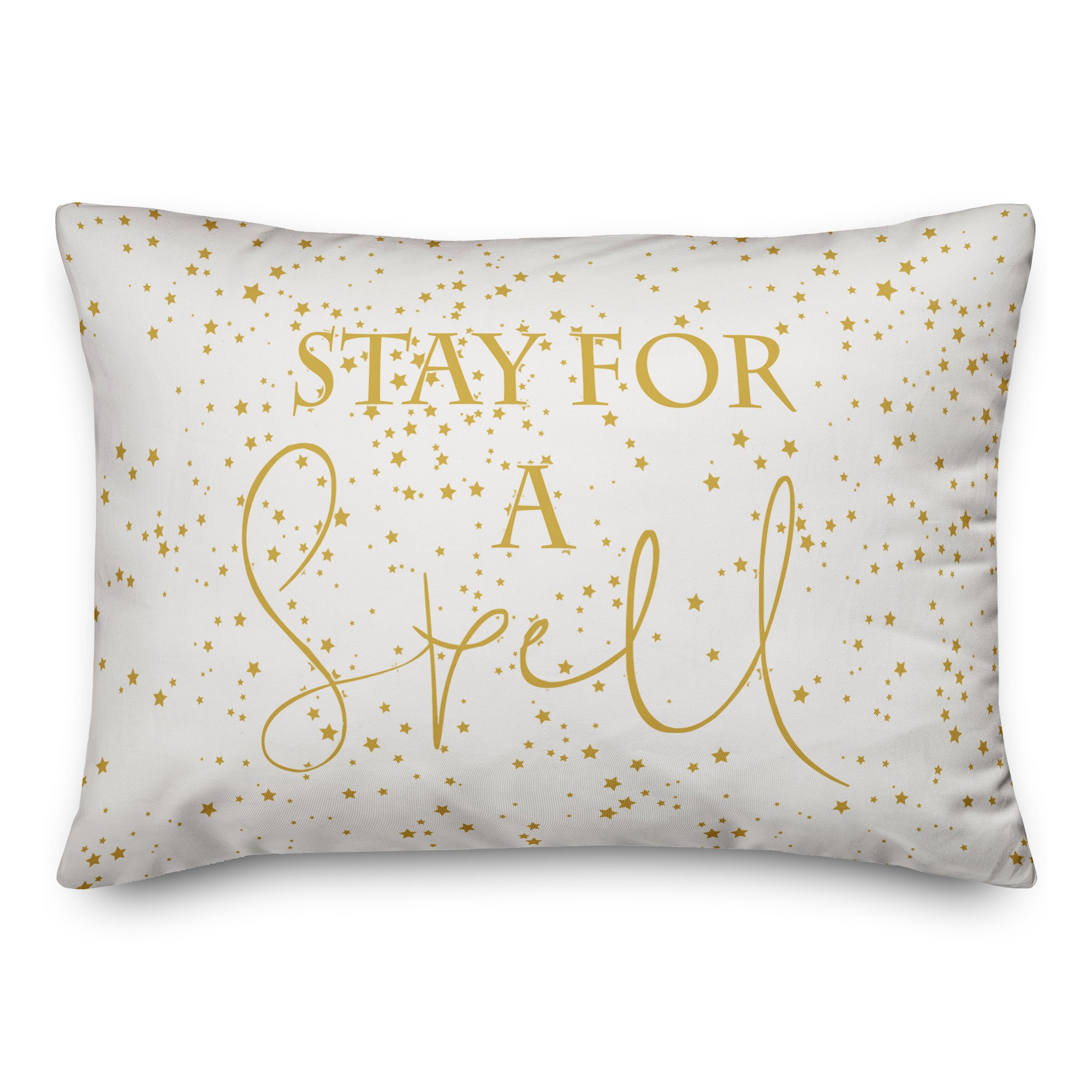 Stay For A Spell 14x20 Spun Poly Pillow