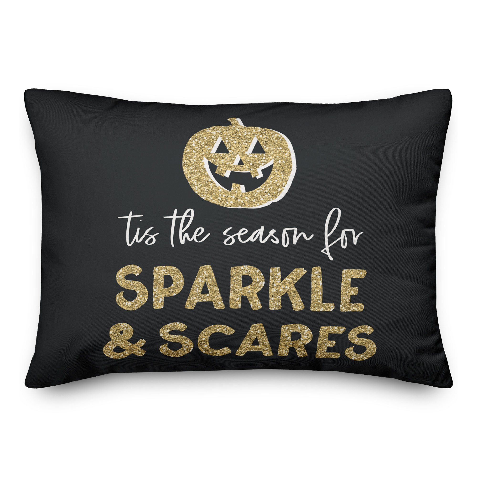 Sparkle And Scares 14x20 Spun Poly Pillow