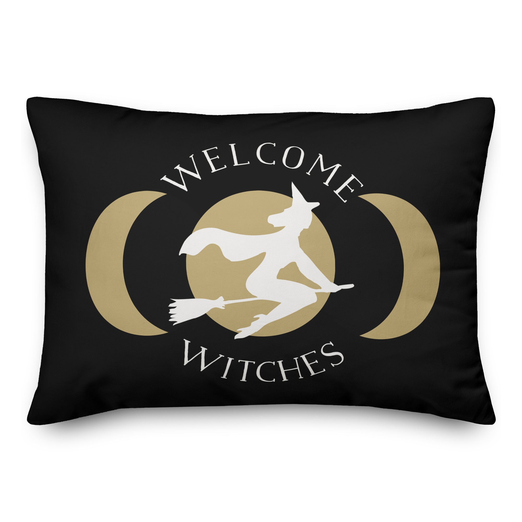 Welcome Witches 14x20 Spun Poly Pillow