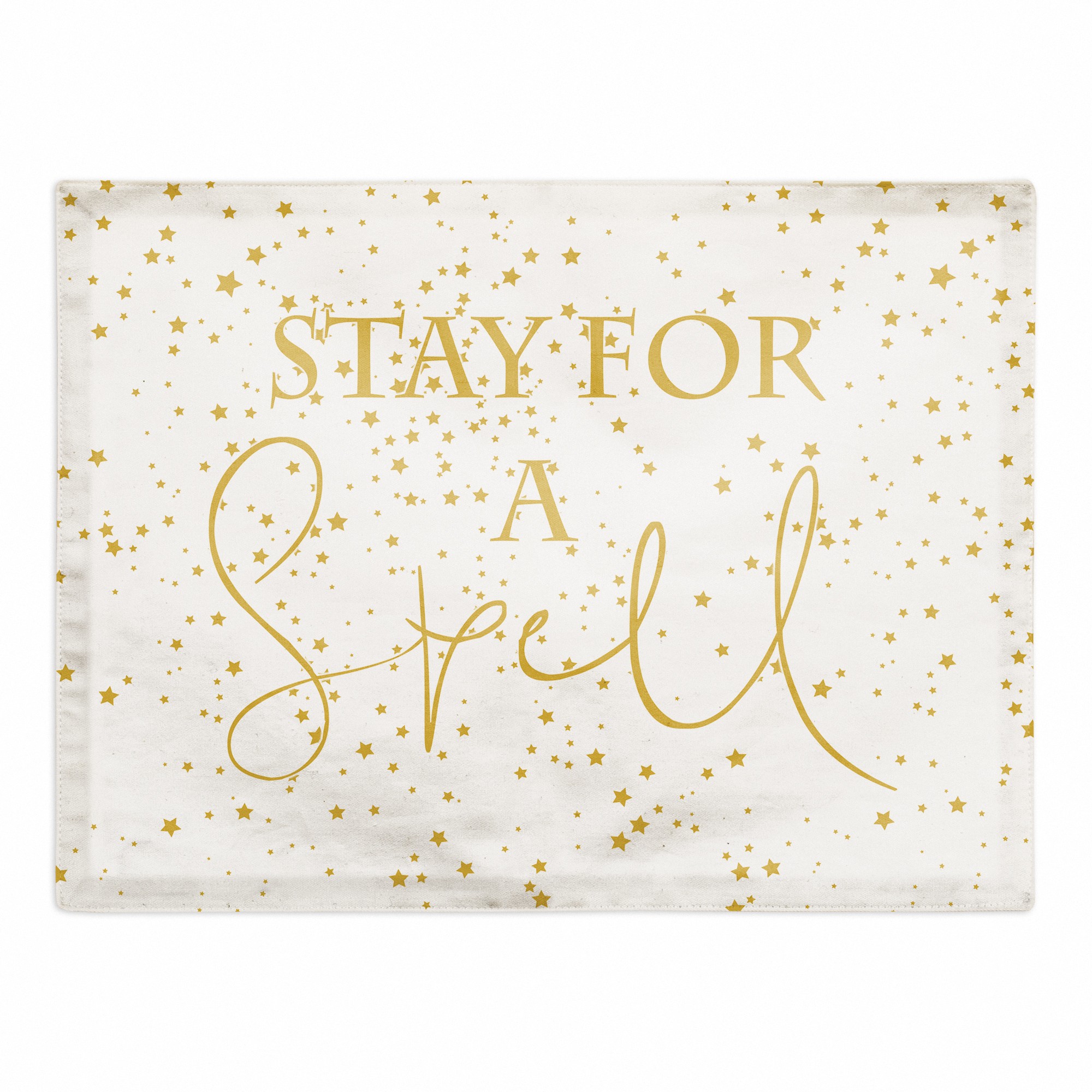 Stay For A Spell 18x14 Poly Twill Placemat