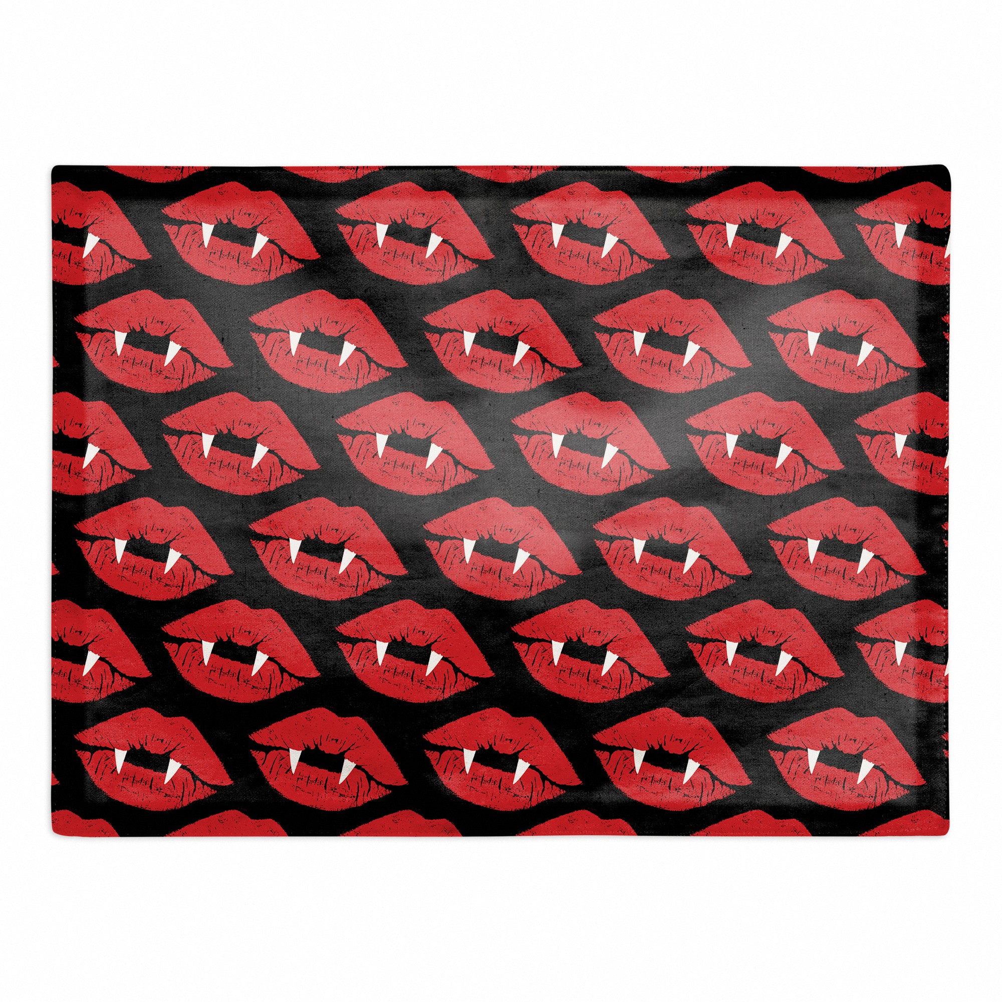 Vampire Lips 18x14 Poly Twill Placemat