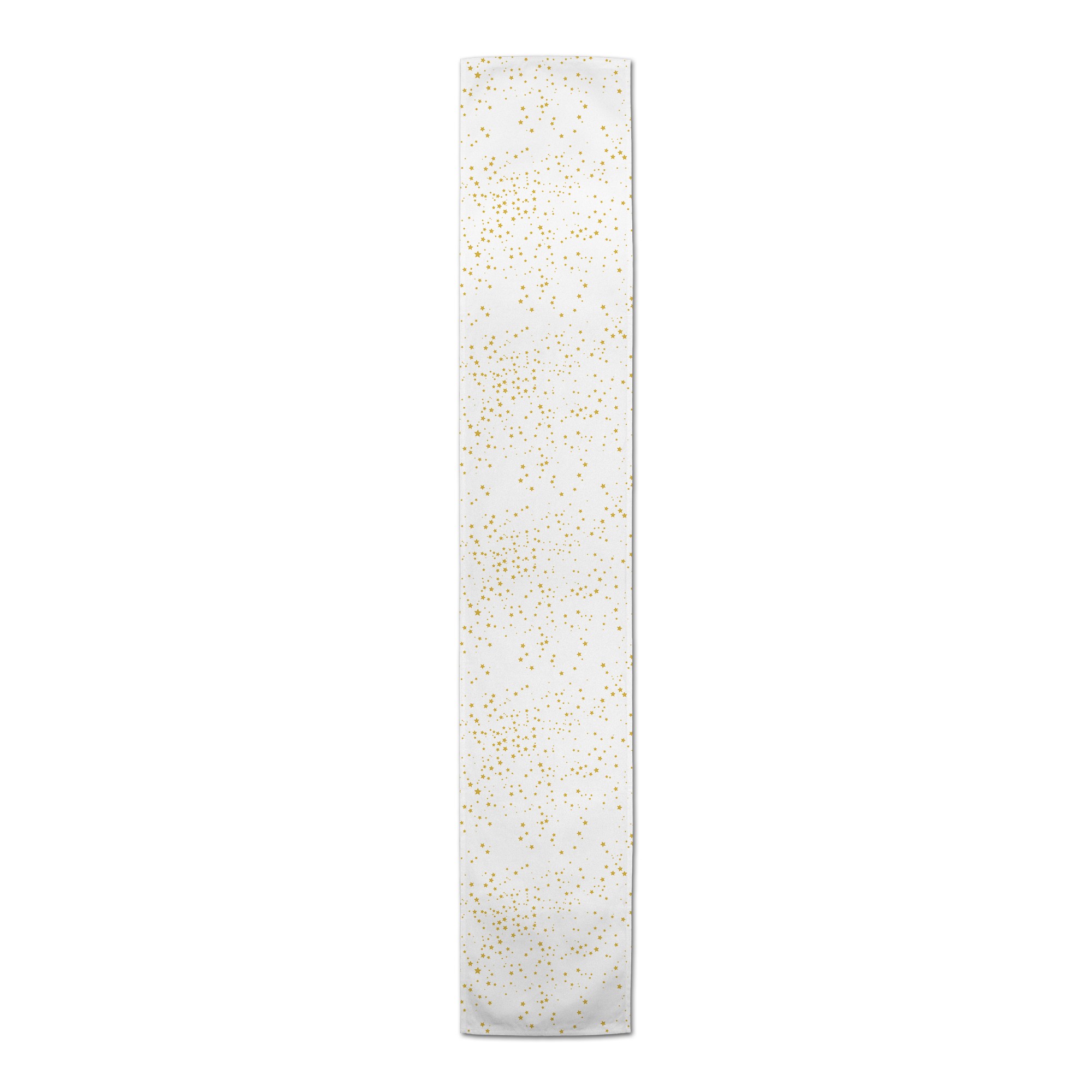 White And Gold Stars Runner