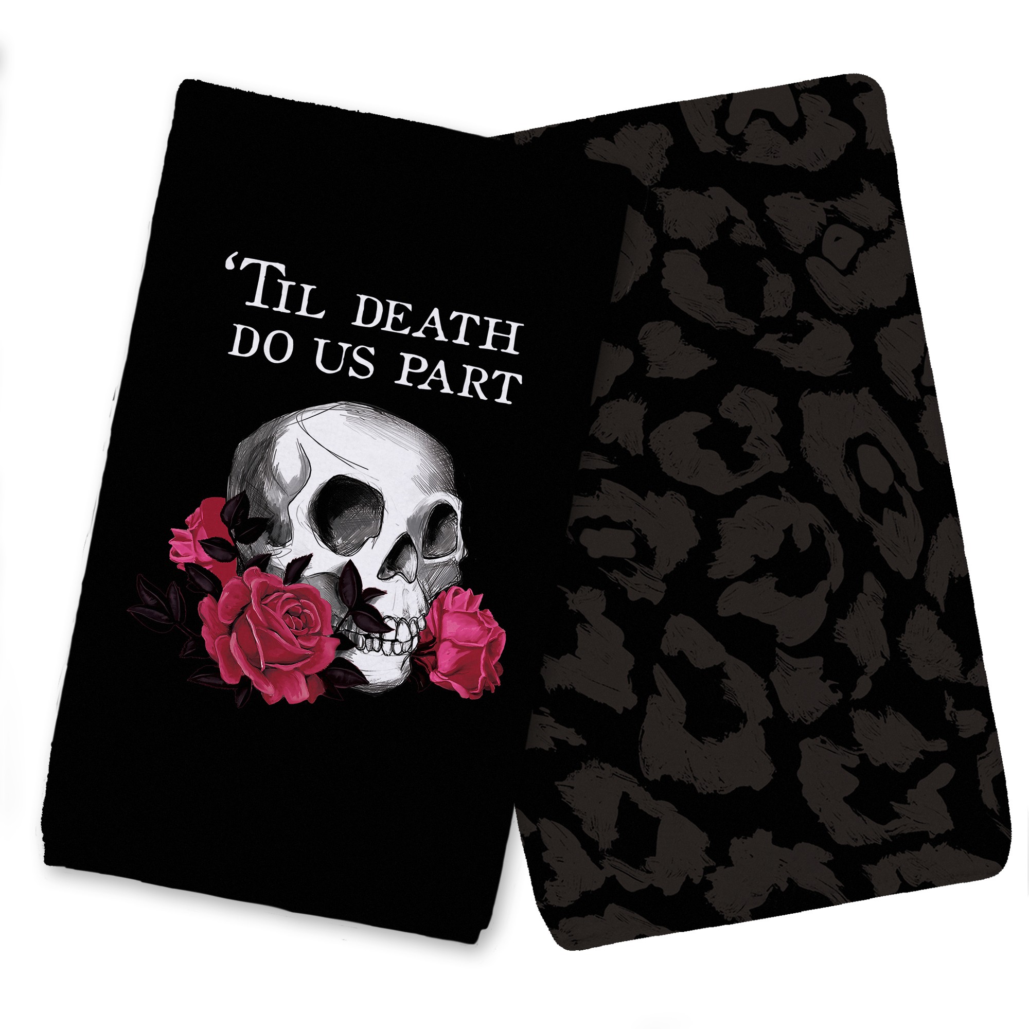 Skull With Roses Textiles Collection