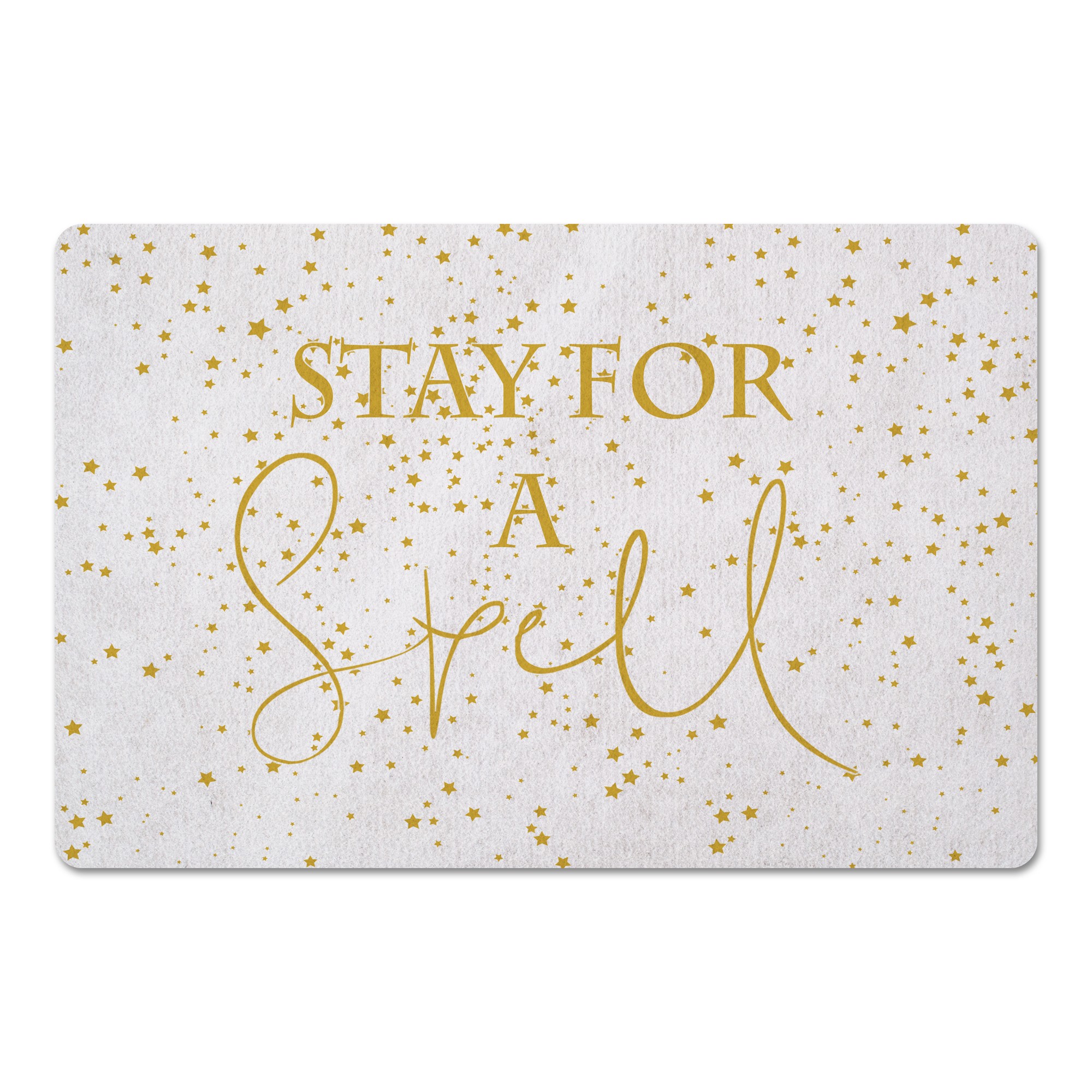Stay For A Spell 27x18 Floor Mat