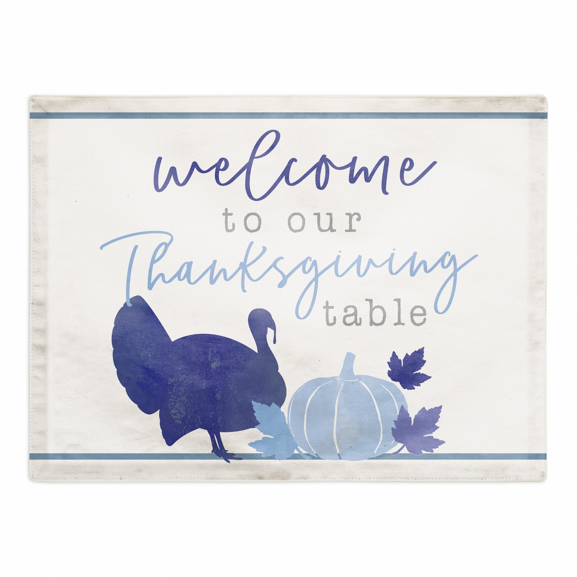 Thanksgiving Table 18x14 Poly Twill Placemat