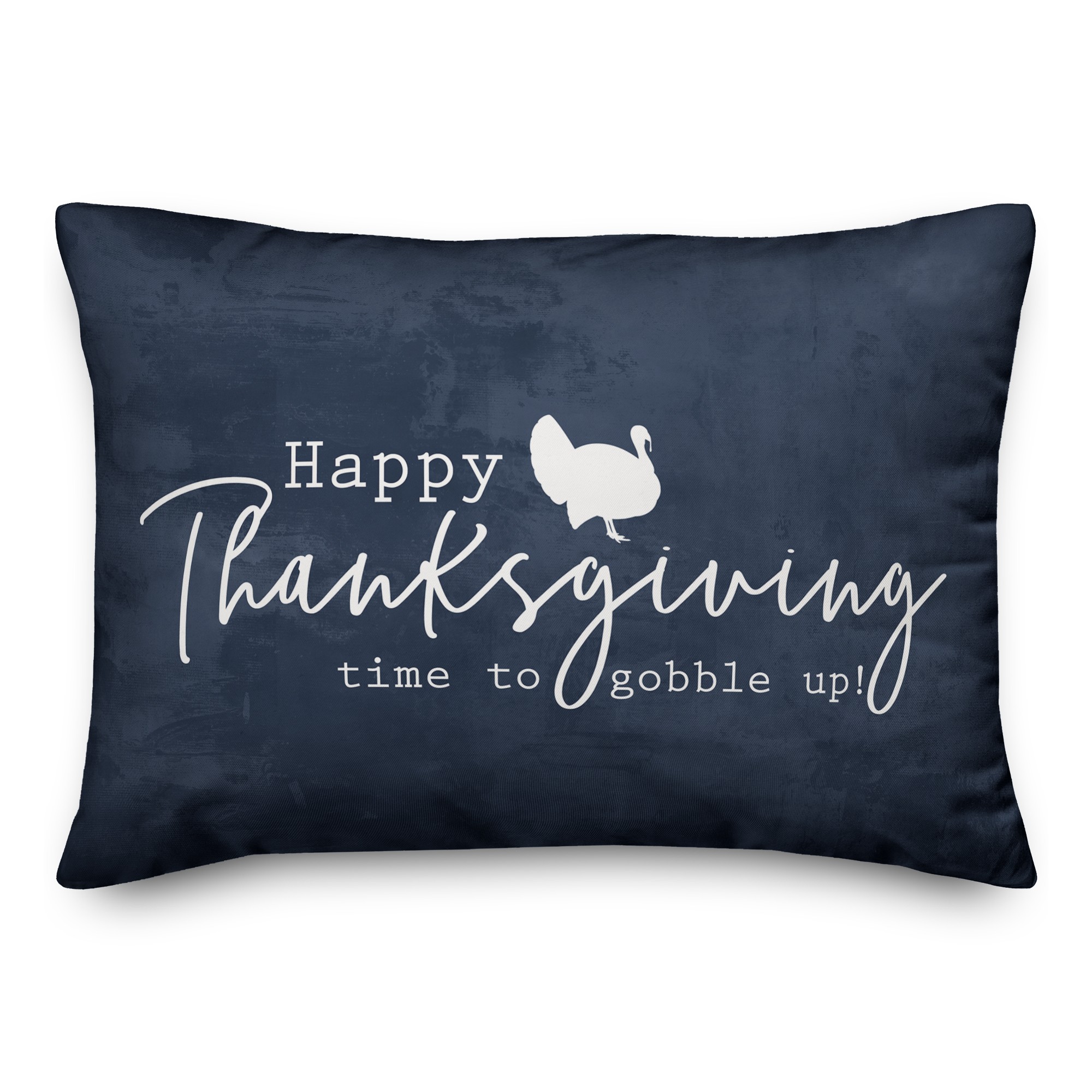 Time To Gobble Up 14x20 Spun Poly Pillow
