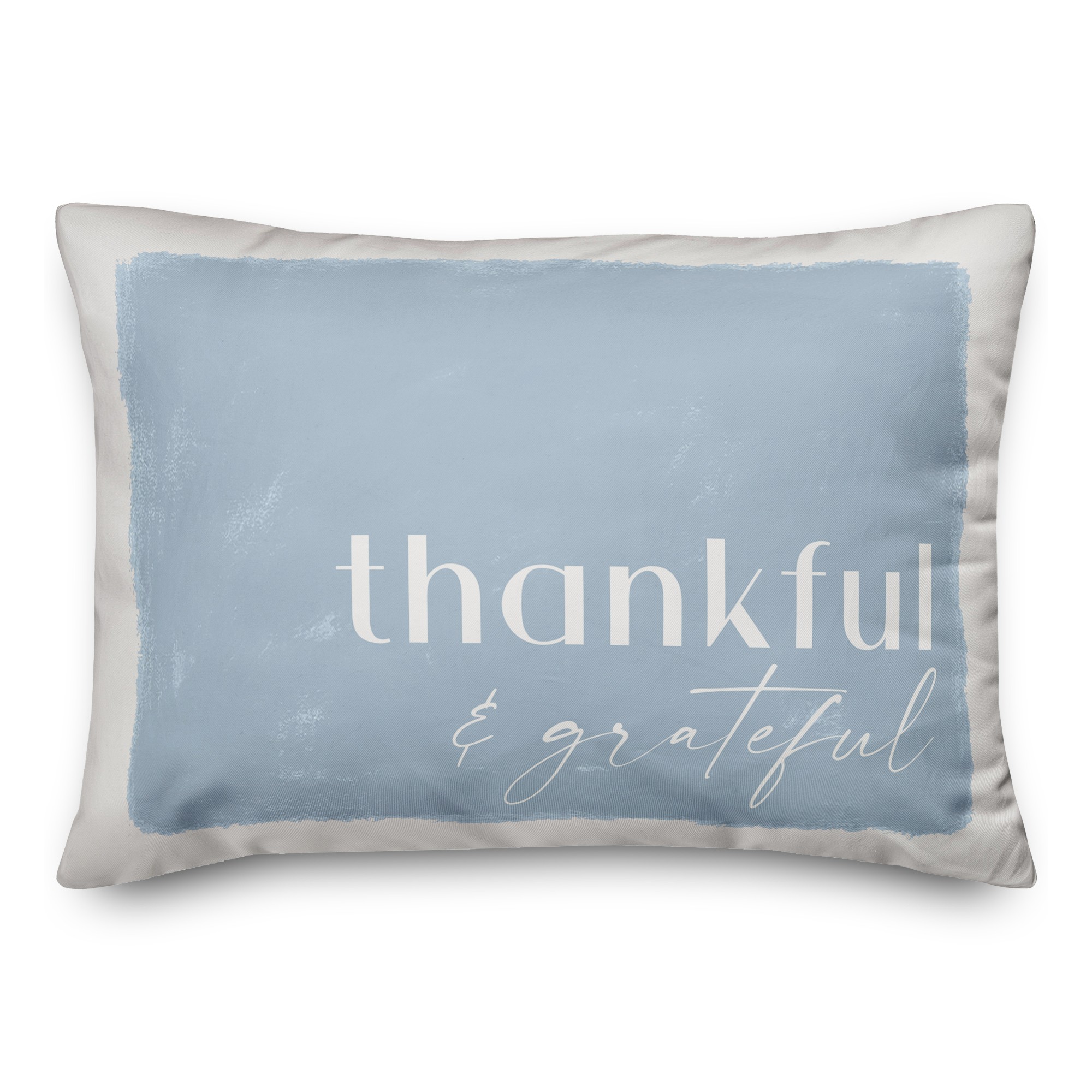 Thankful Grateful 14x20 Spun Poly Pillow