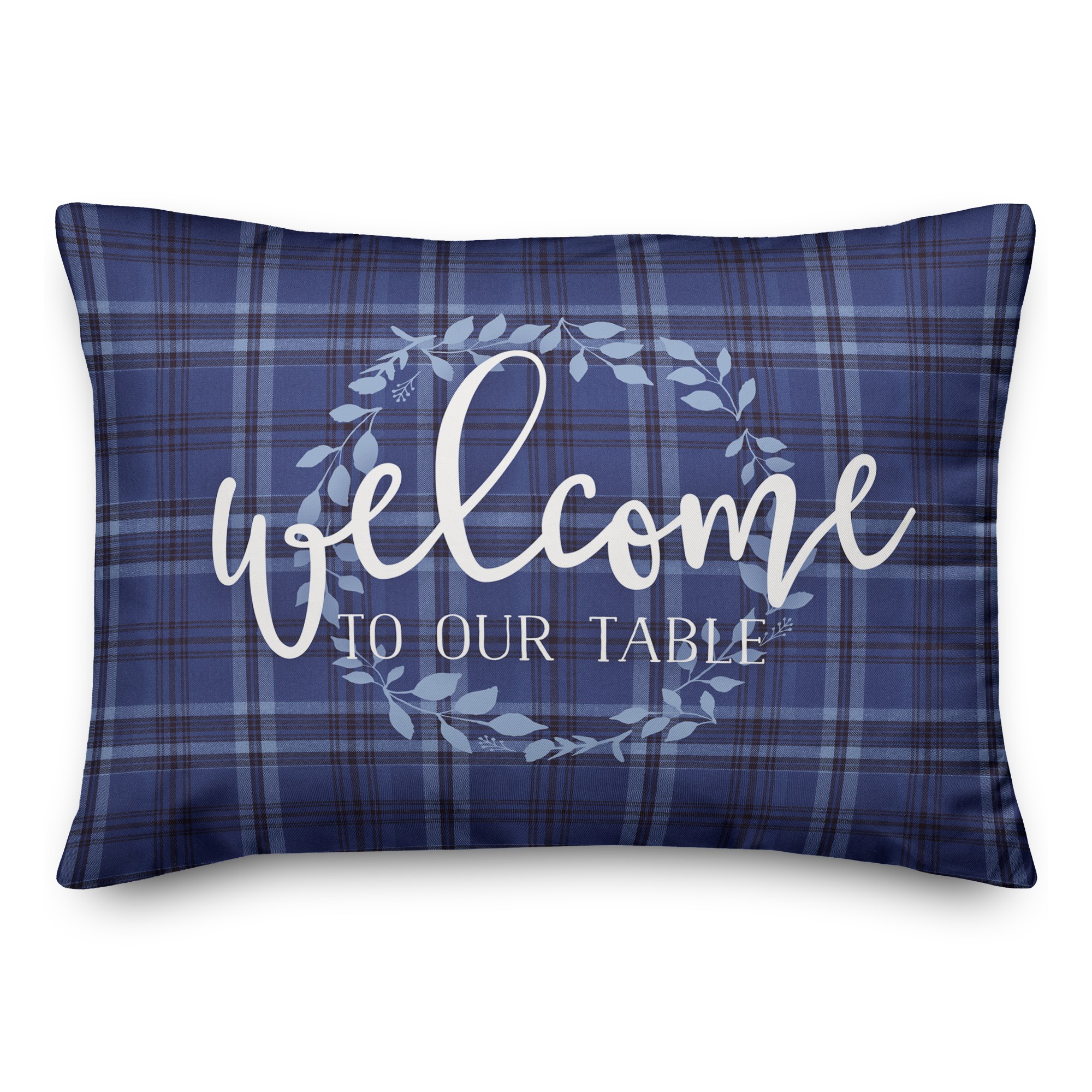 Welcome To Our Table 14x20 Spun Poly Pillow
