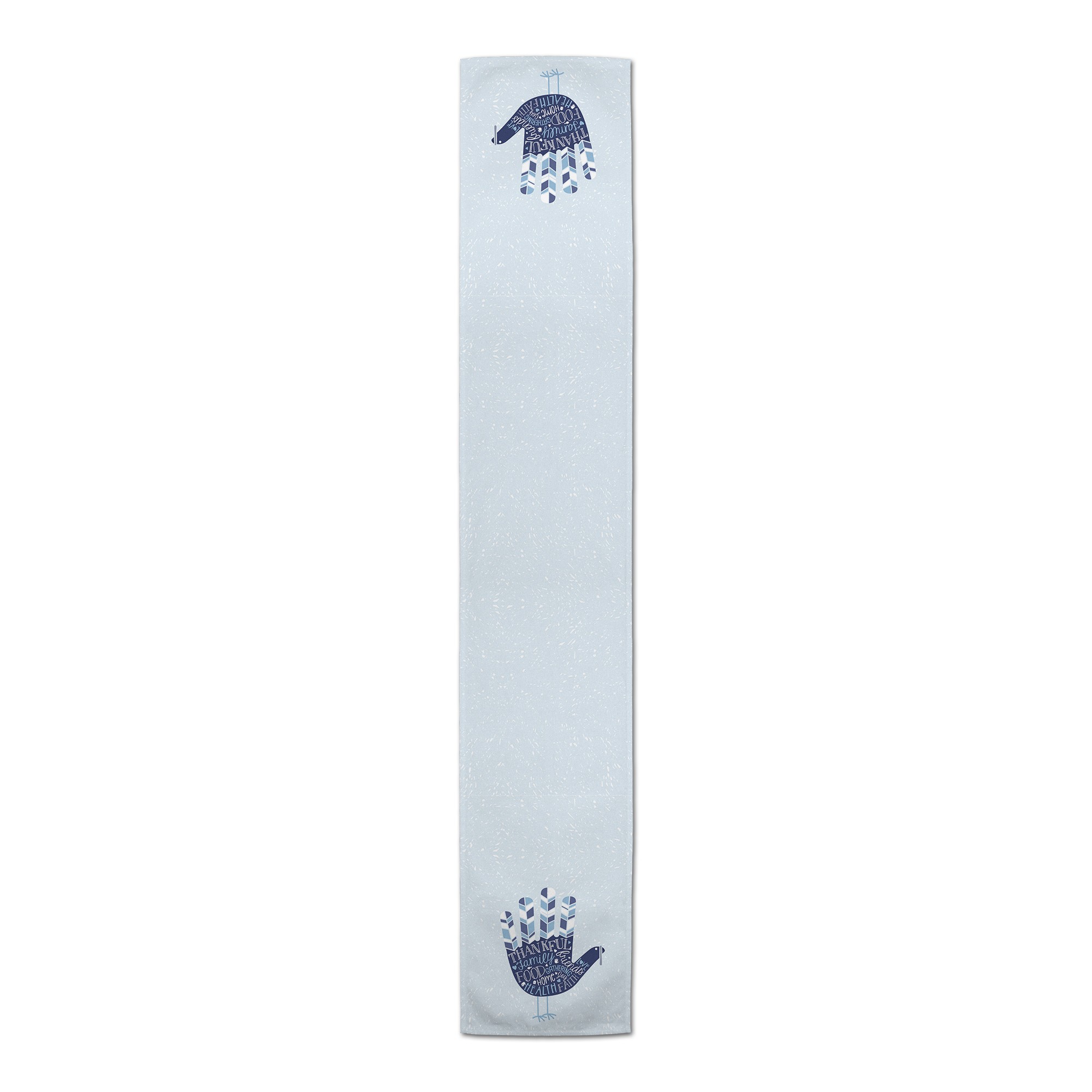 Hand Turkey 16x72 Poly Twill Table Runner