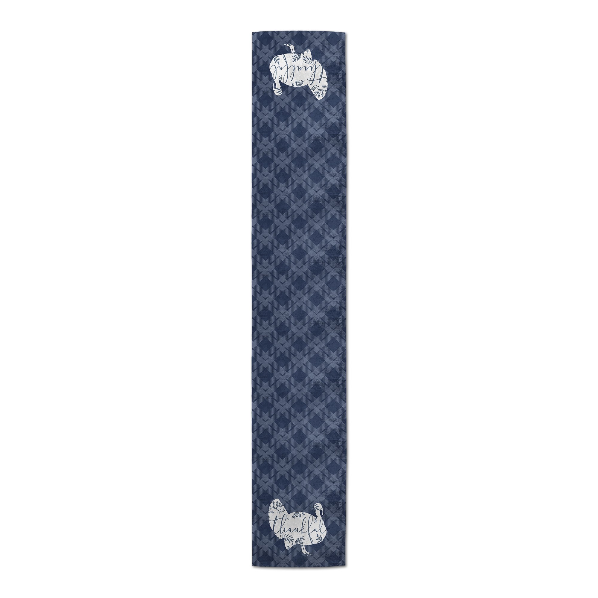 Thankful Turkey 16x72 Poly Twill Table Runner