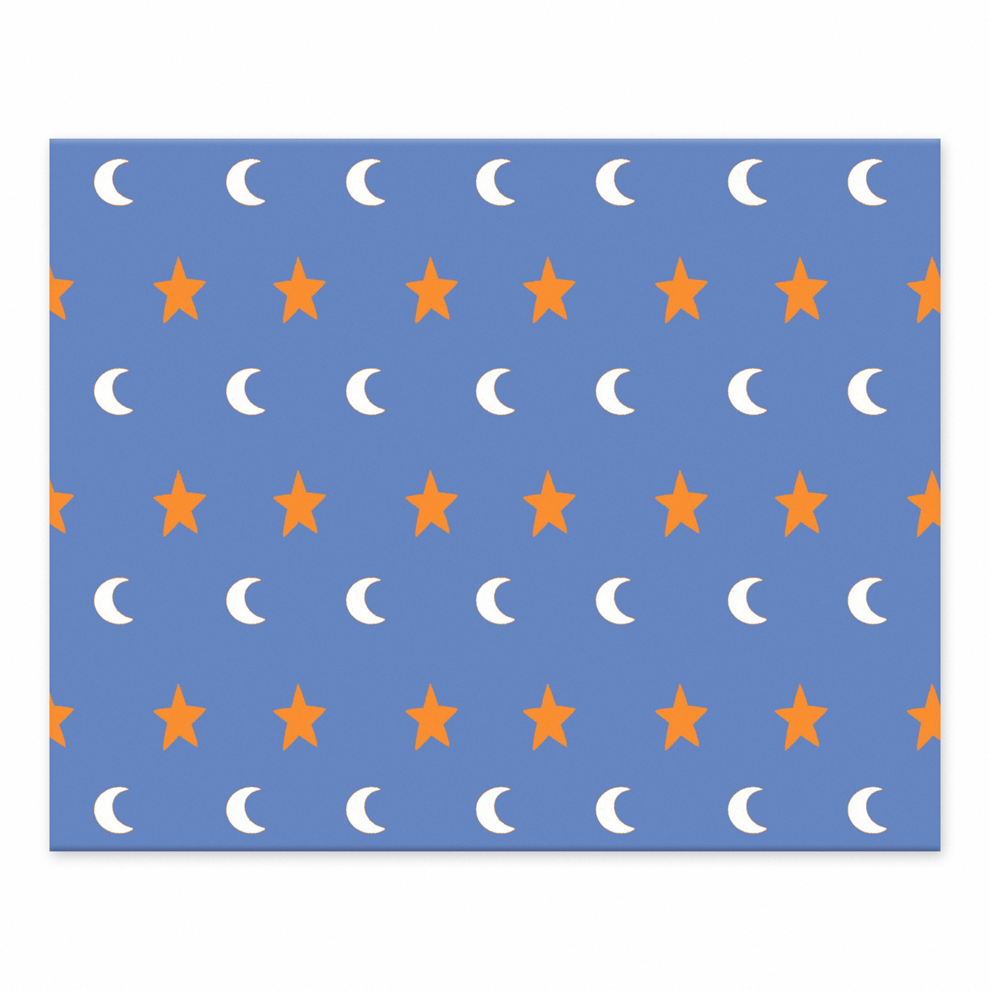 Moon And Stars 10x8 Tabletop Canvas