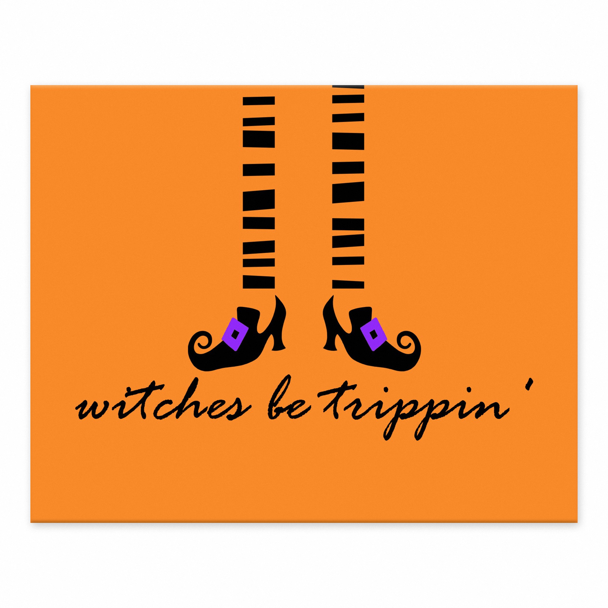 Witches Be Trippin' 10x8 Tabletop Canvas