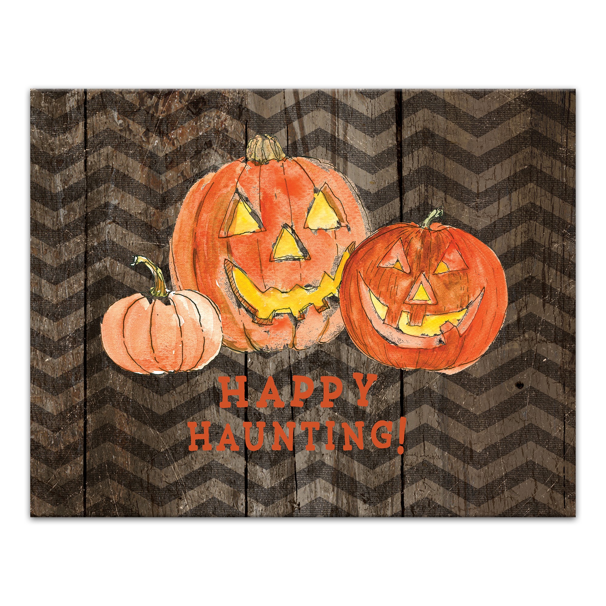 Happy Haunting 14x11 Canvas Wall Art