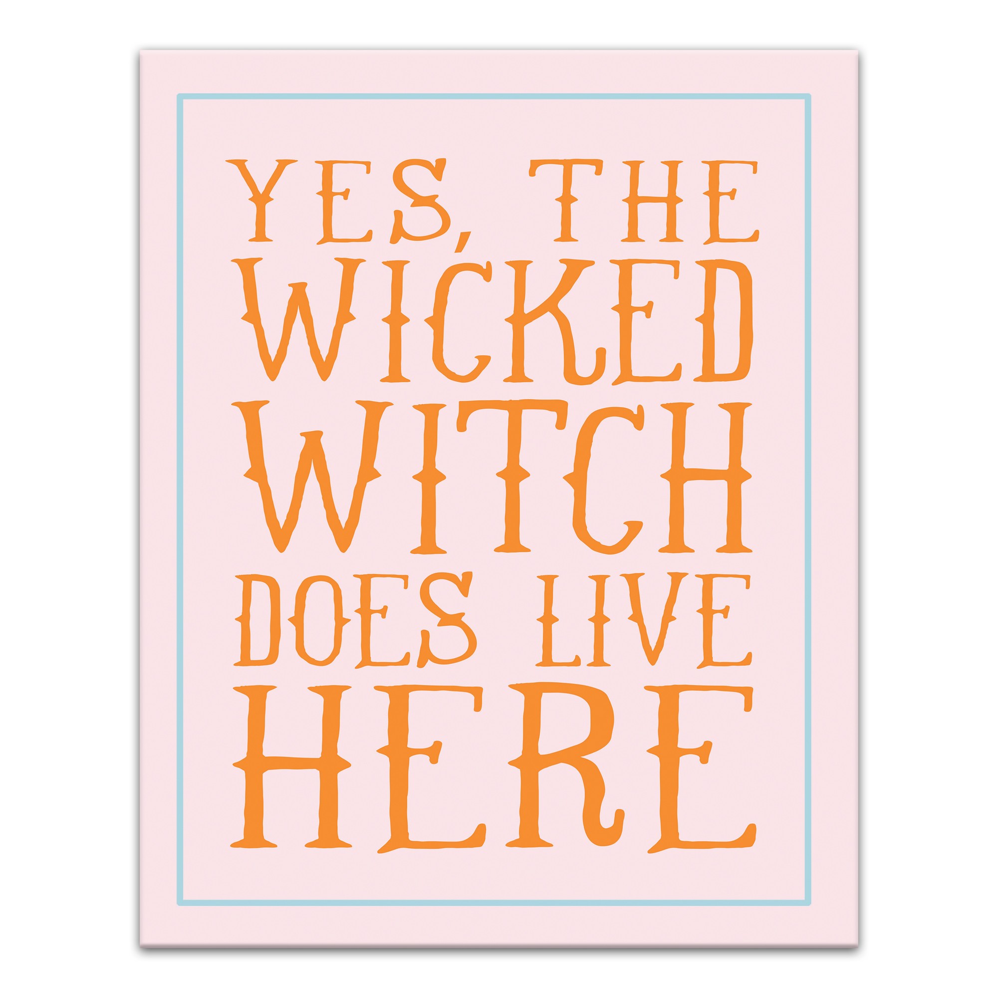 Wicked Witch 16x20 Canvas Wall Art