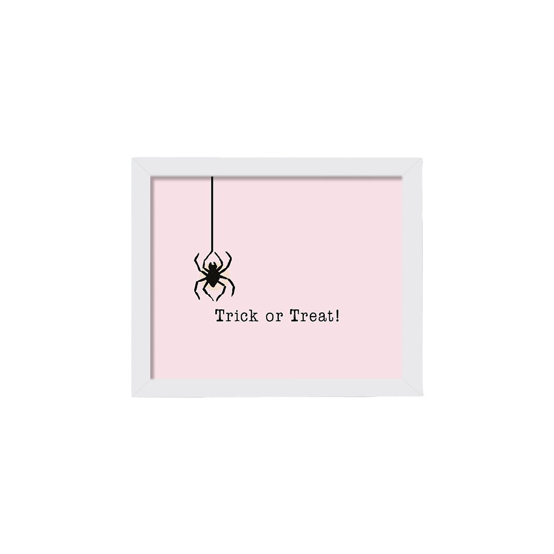 Spider Trick 14X11 White Framed Print Under Glass