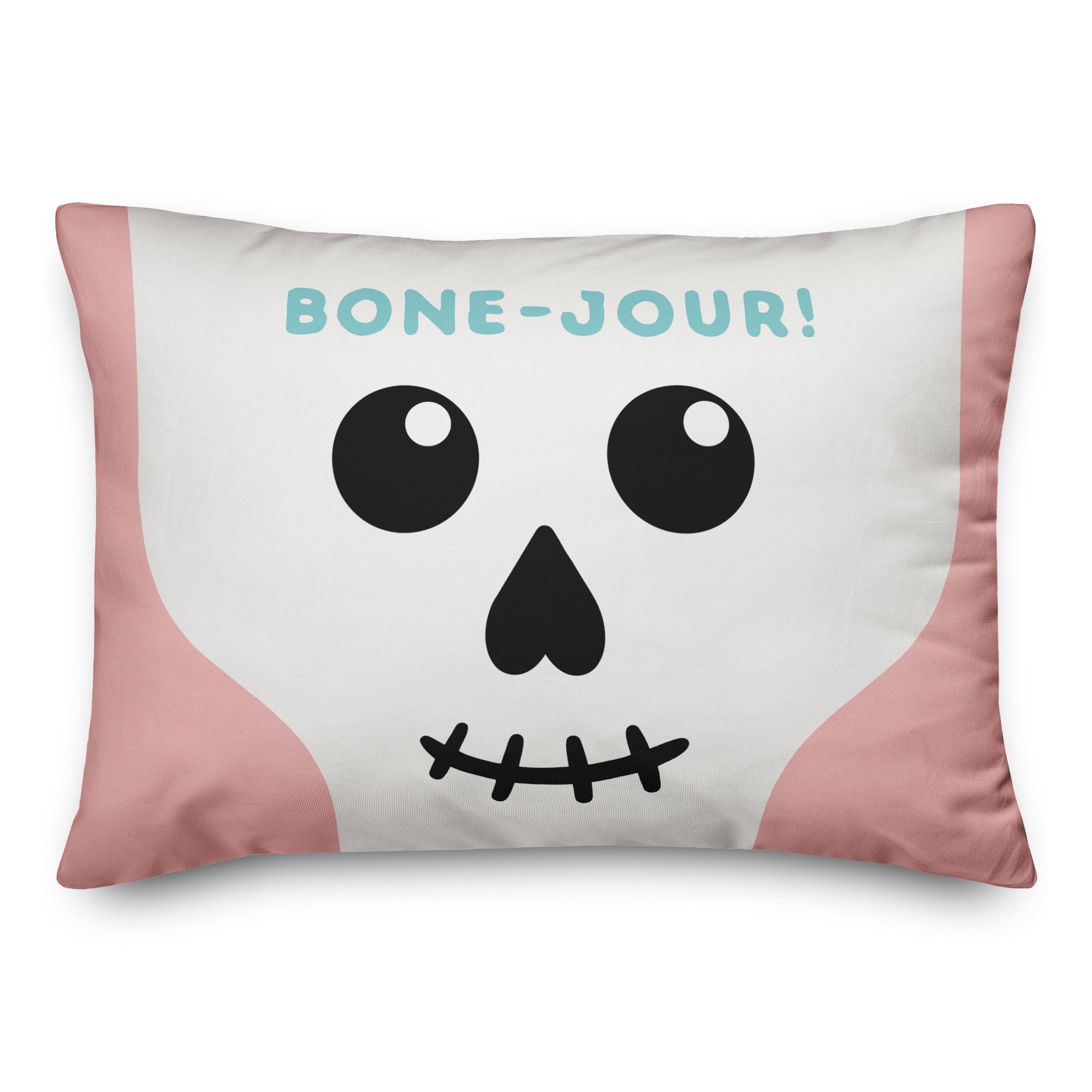 Bone-Jour! 14x20 Spun Poly Pillow