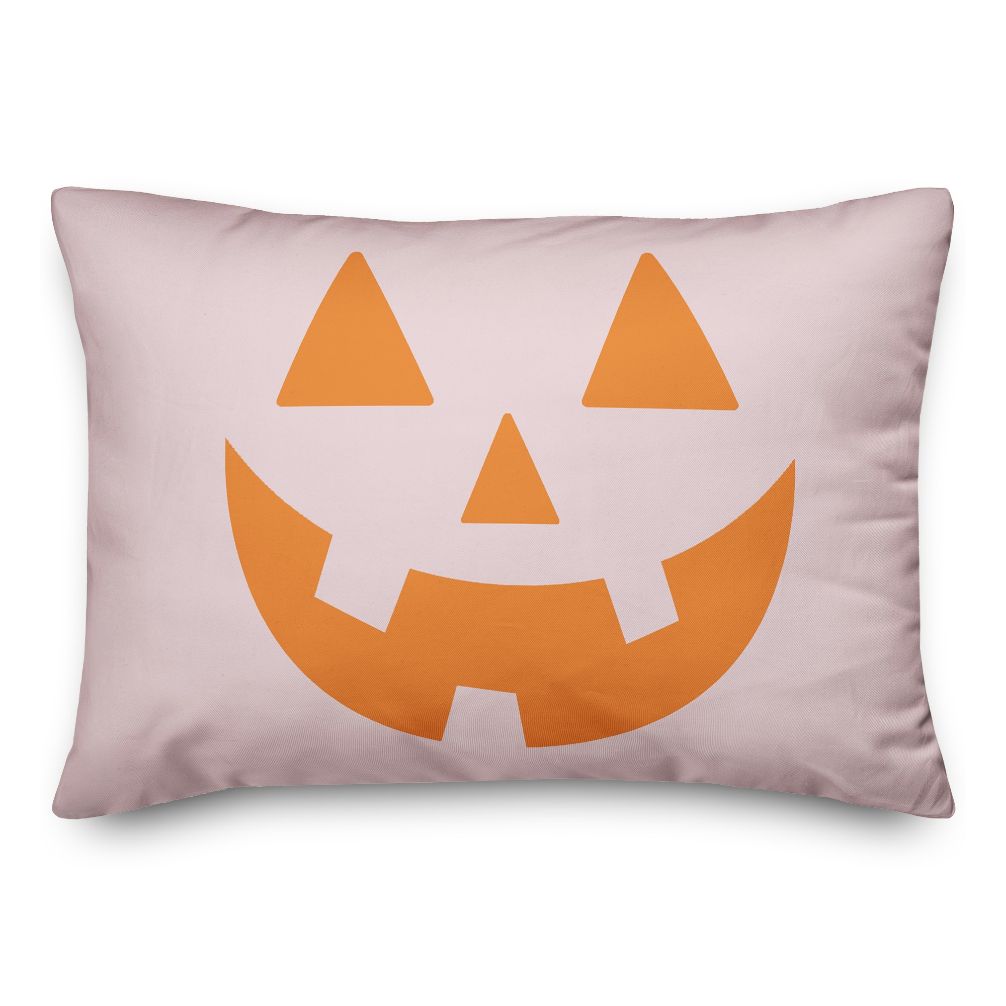 Pumpkin Face 14x20 Spun Poly Pillow