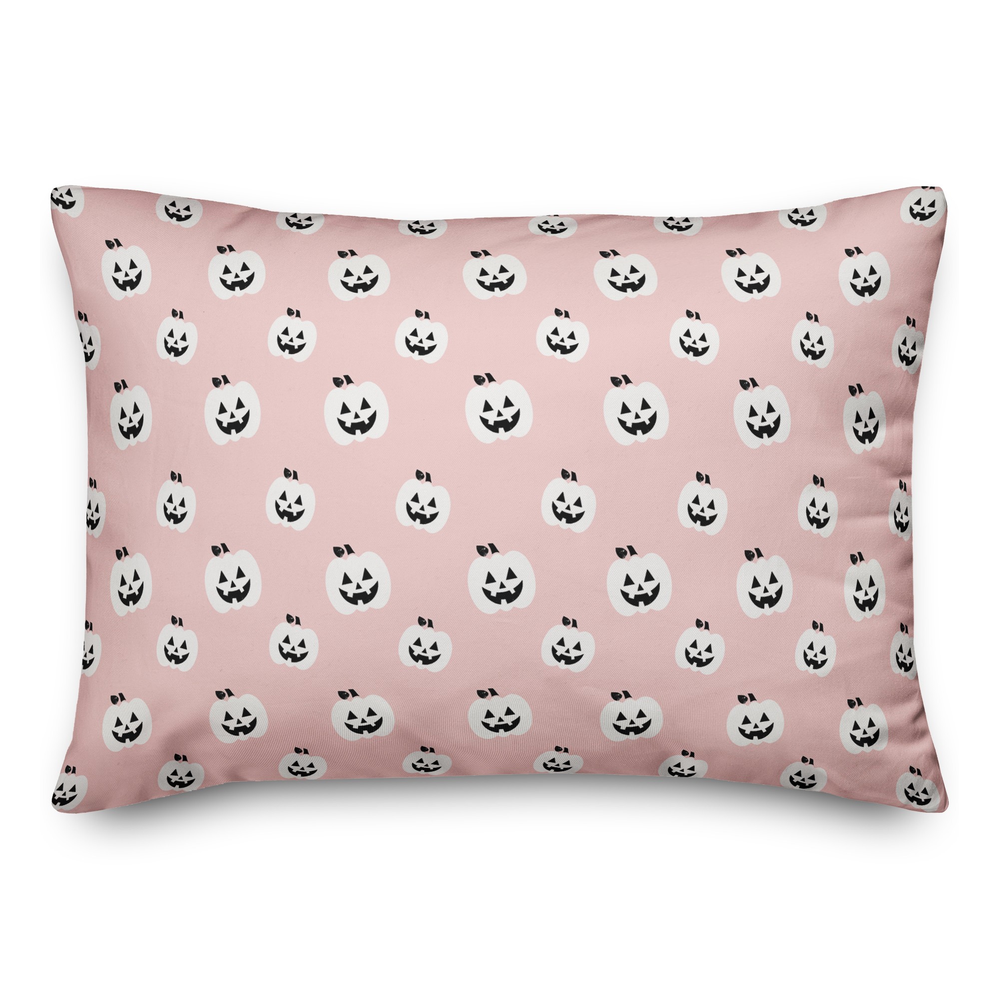 Pink Pumpkins Galore 14x20 Spun Poly Pillow
