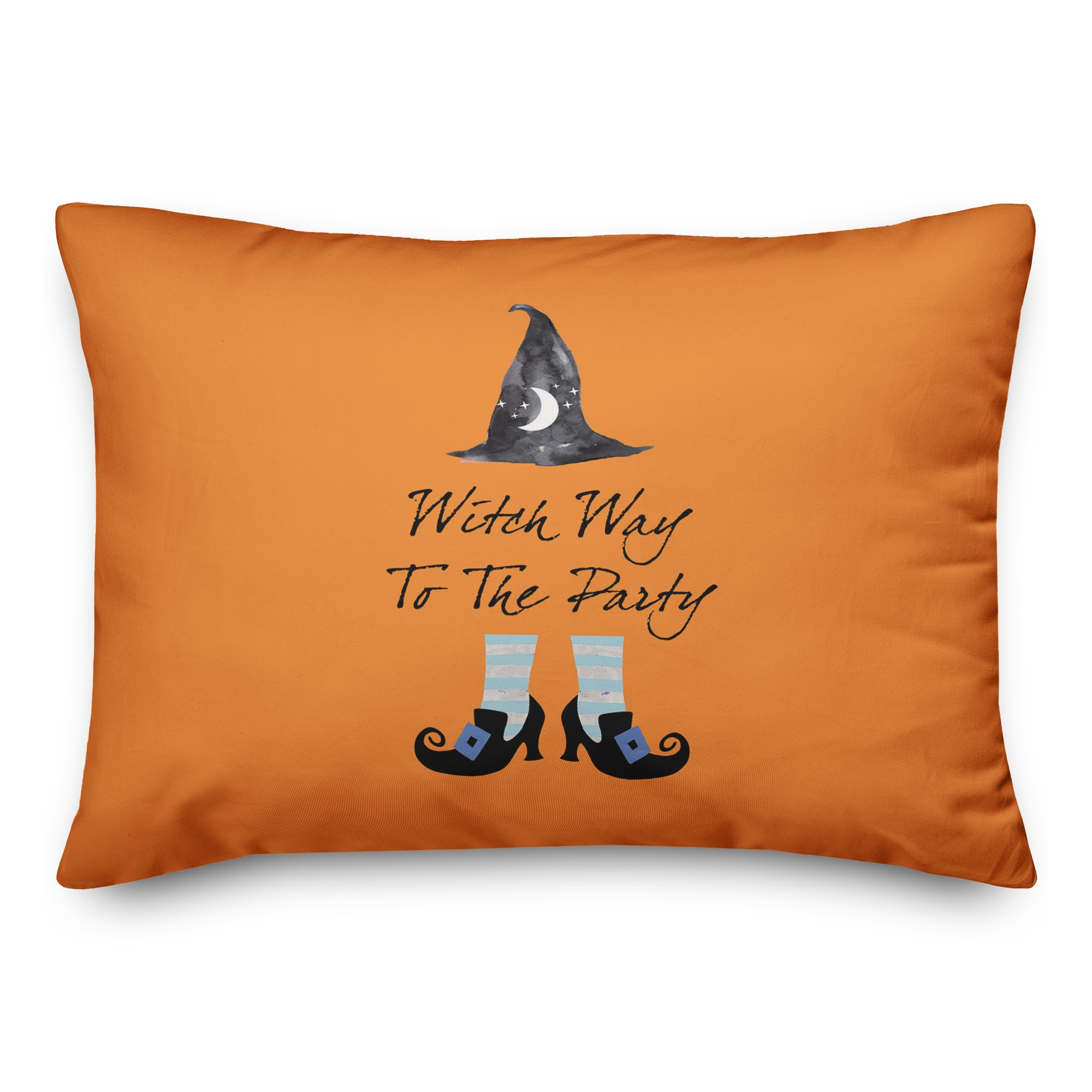 Witch Way To The Party 14x20 Spun Poly Pillow