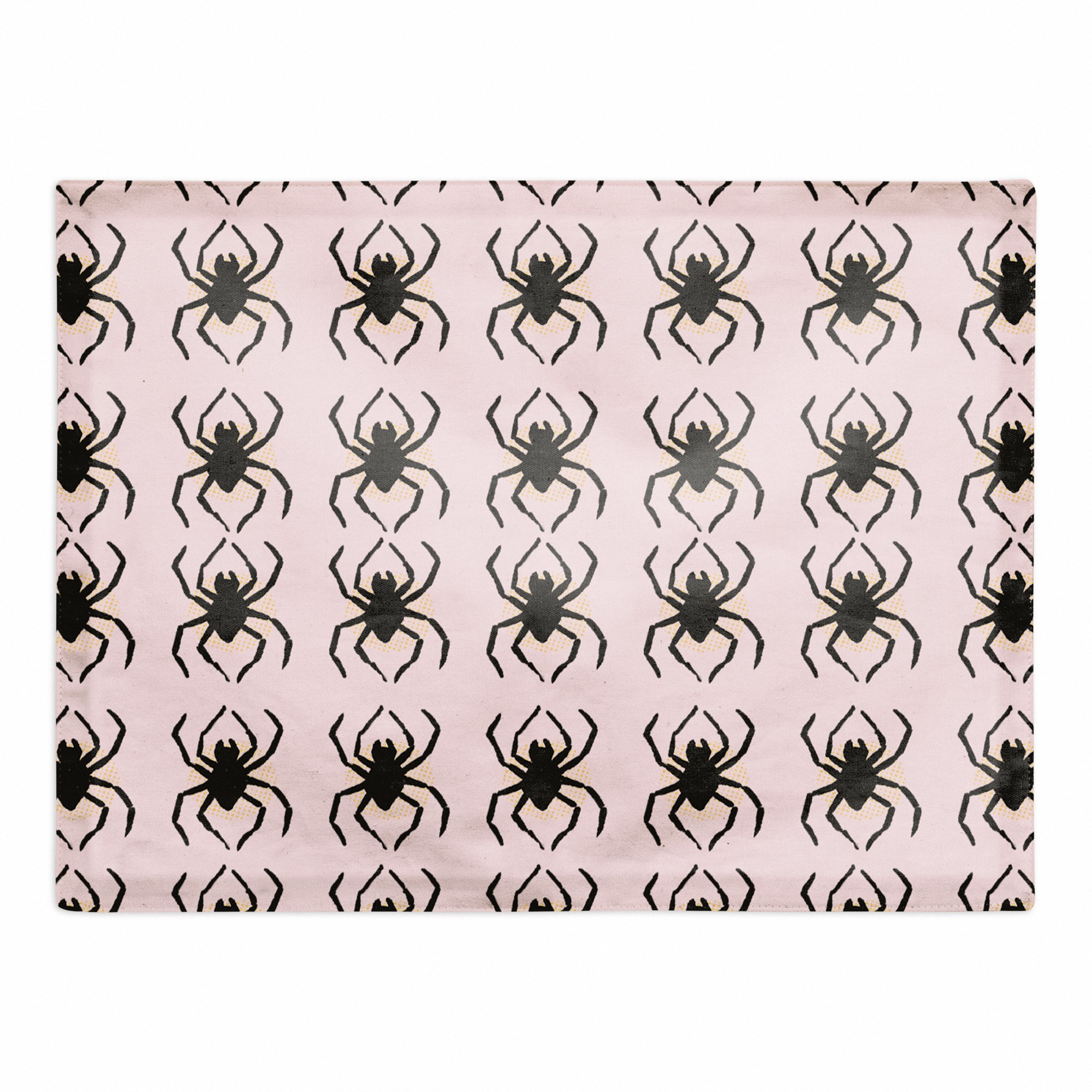 Pink Spider 18x14 Poly Twill Placemat